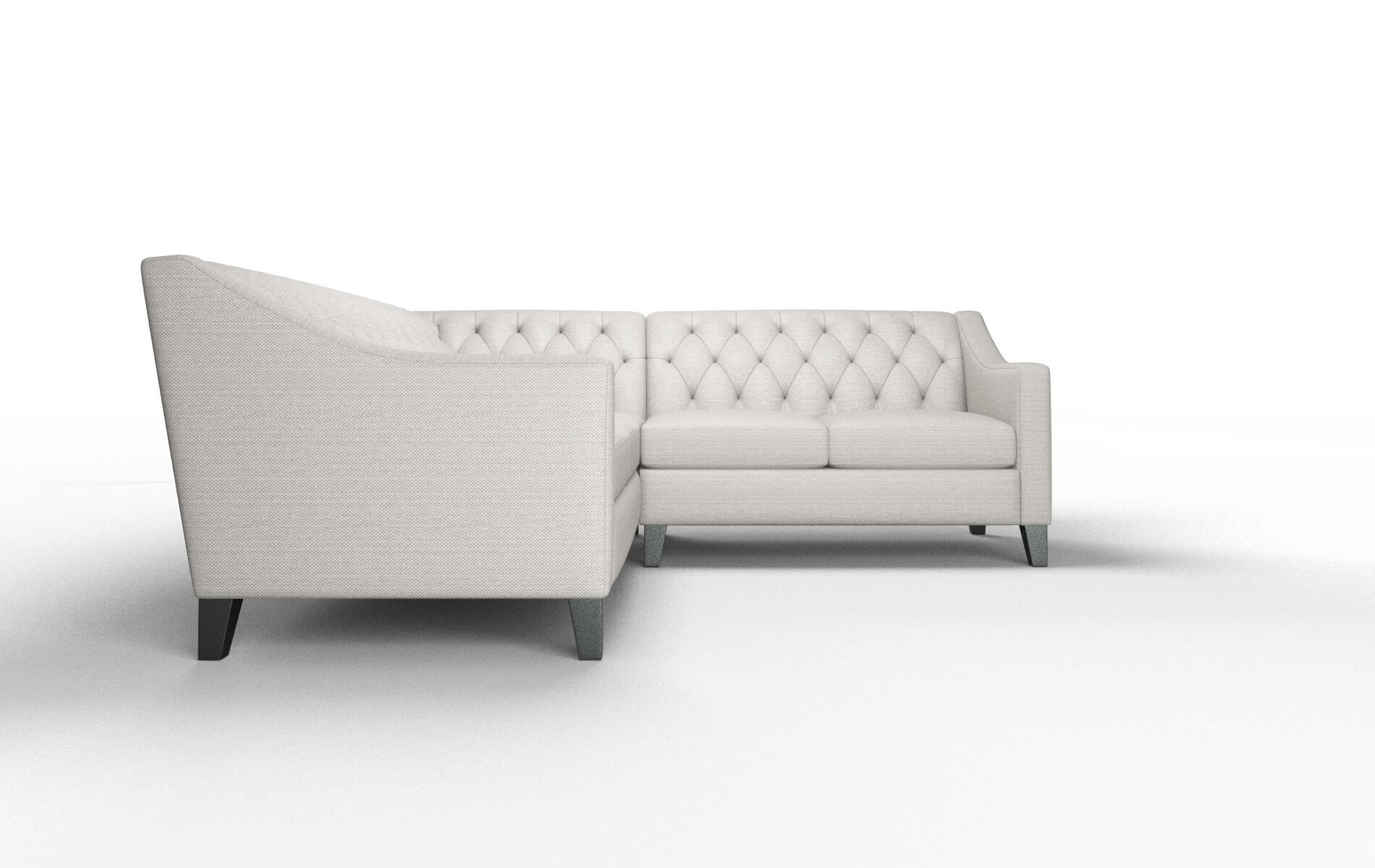 Seville Phoenix Silver Sectional espresso legs 2