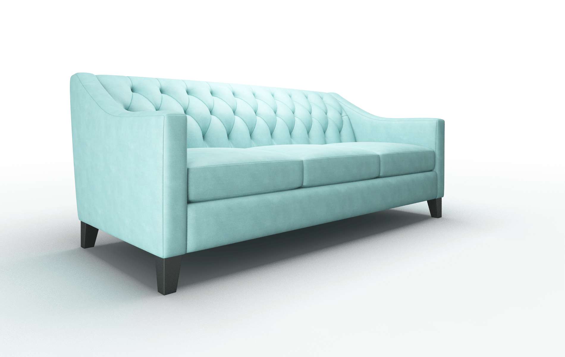 Seville Portland Mercury Sofa espresso legs 2