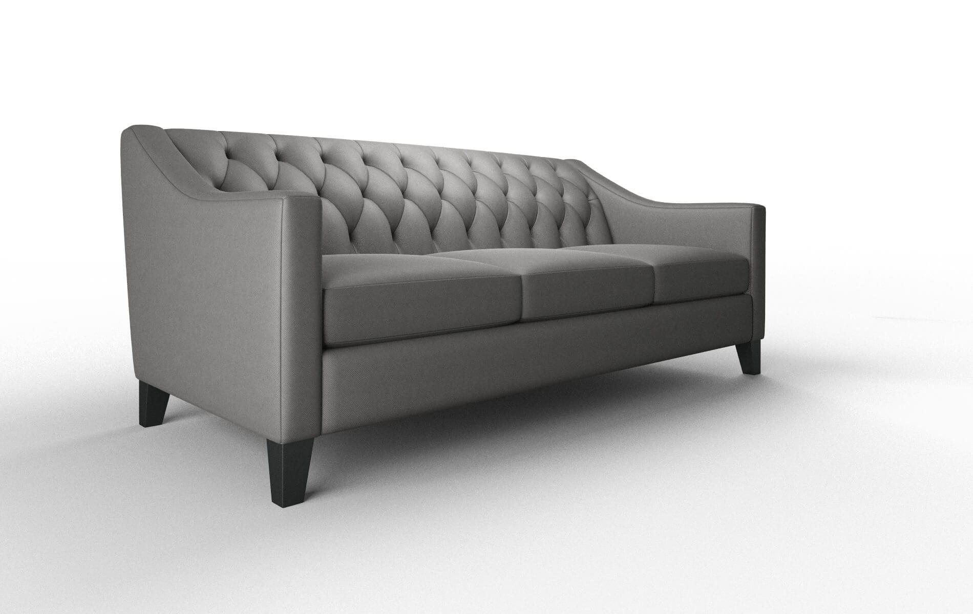 Seville Rocket Charcoal Sofa espresso legs 2