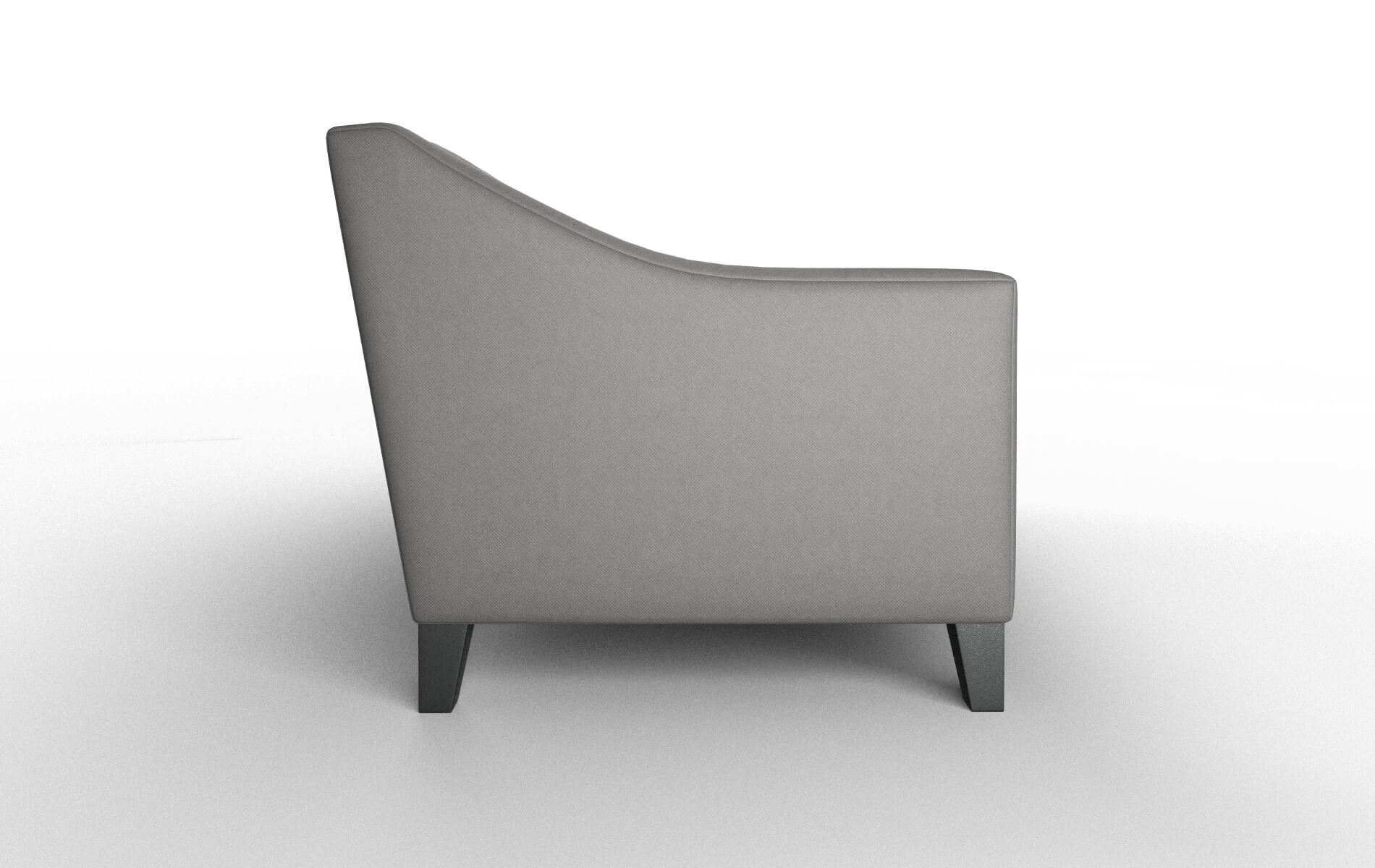 Seville Rocket Charcoal Sofa espresso legs 3