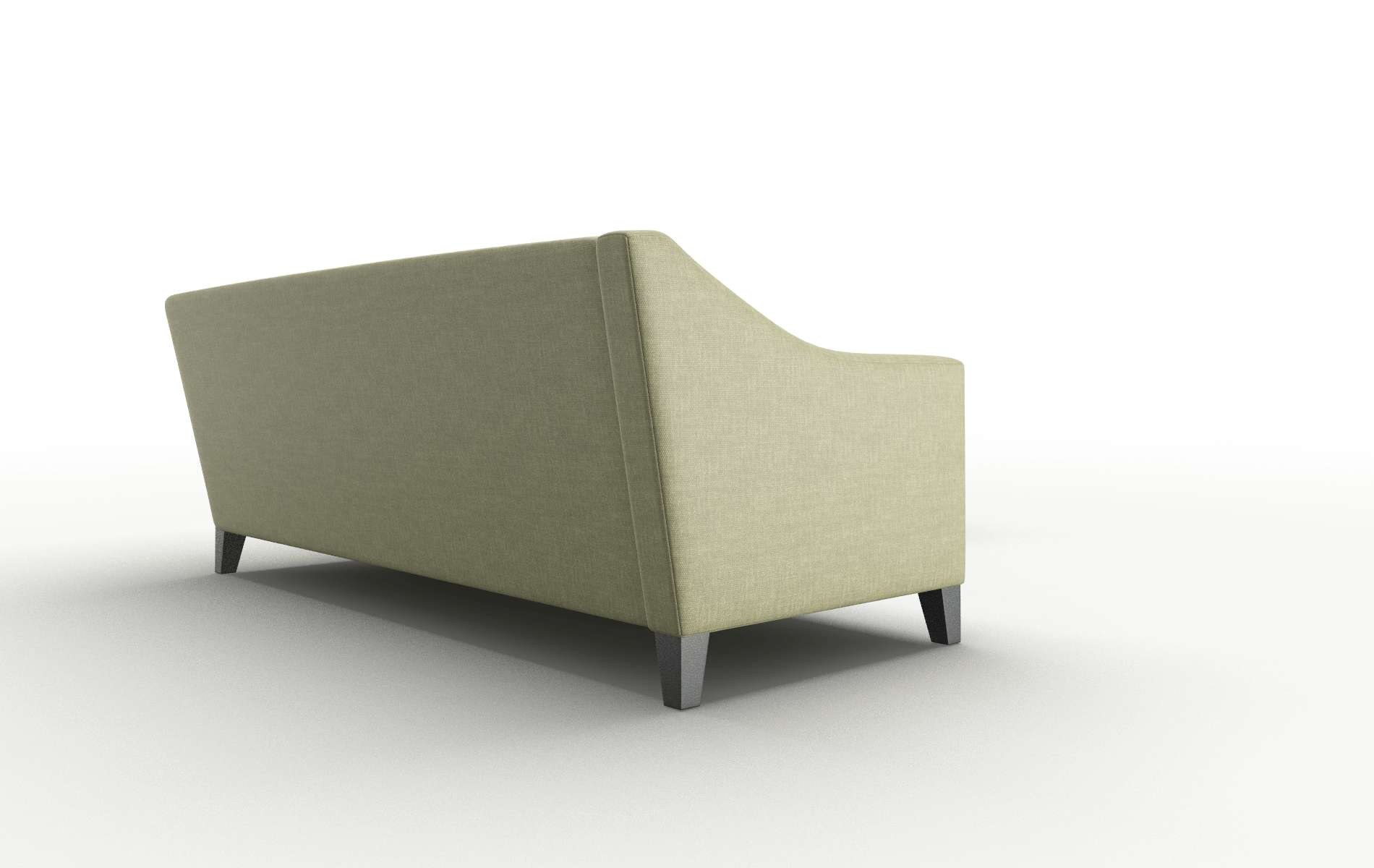 Seville Rocket Evergreen Sectional espresso legs 3