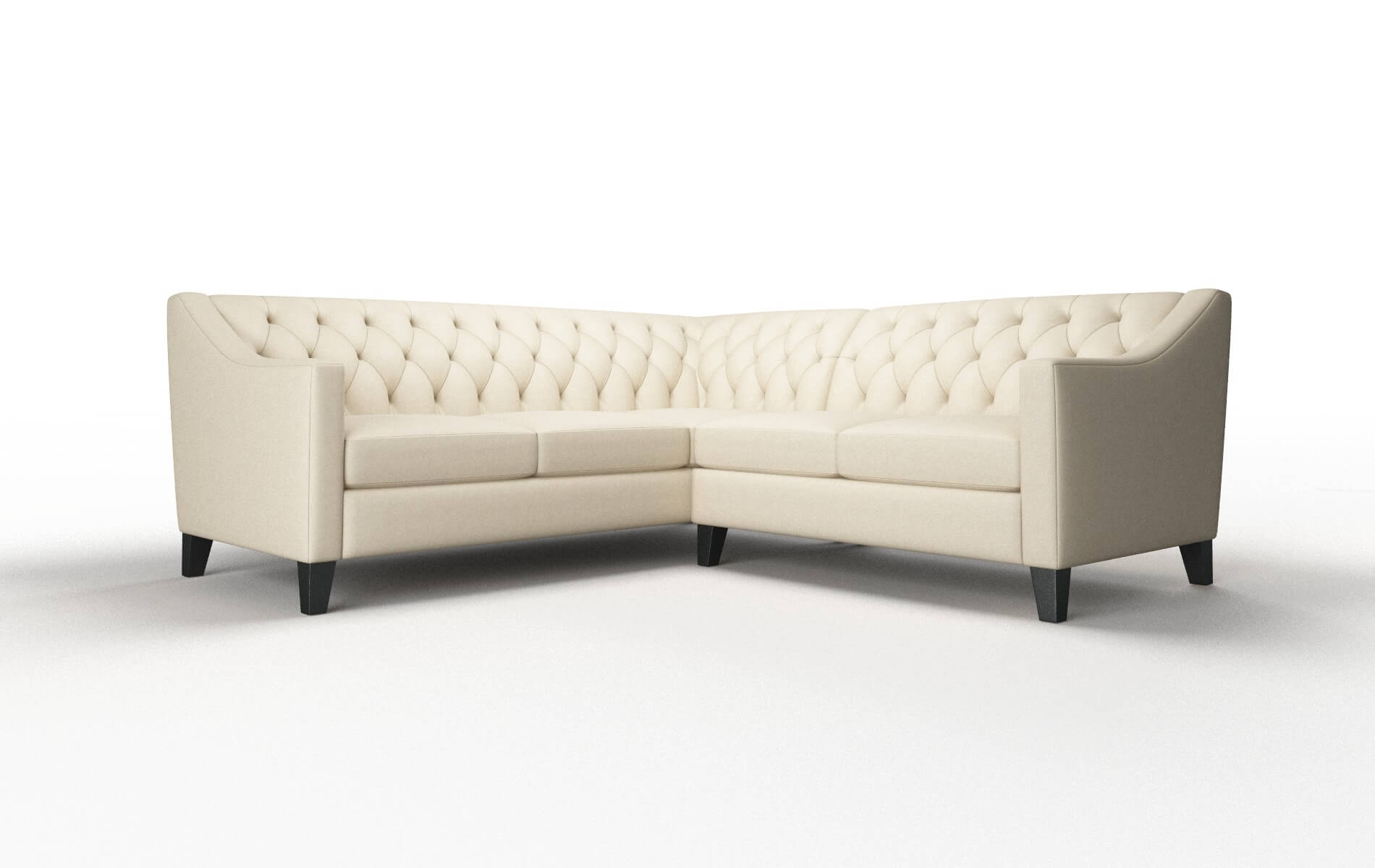 Seville Rocket Sand Sectional espresso legs 1