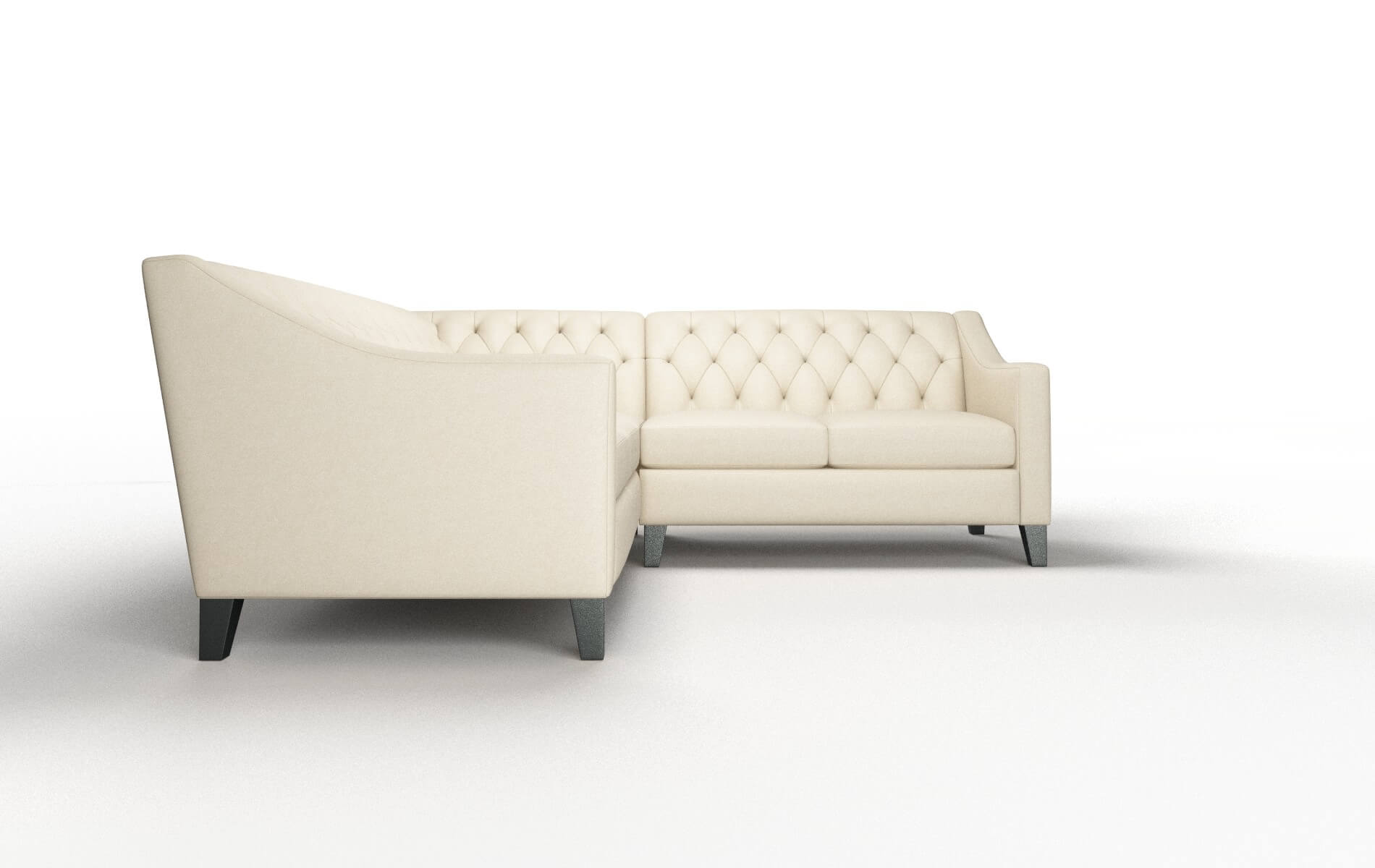 Seville Rocket Sand Sectional espresso legs 2
