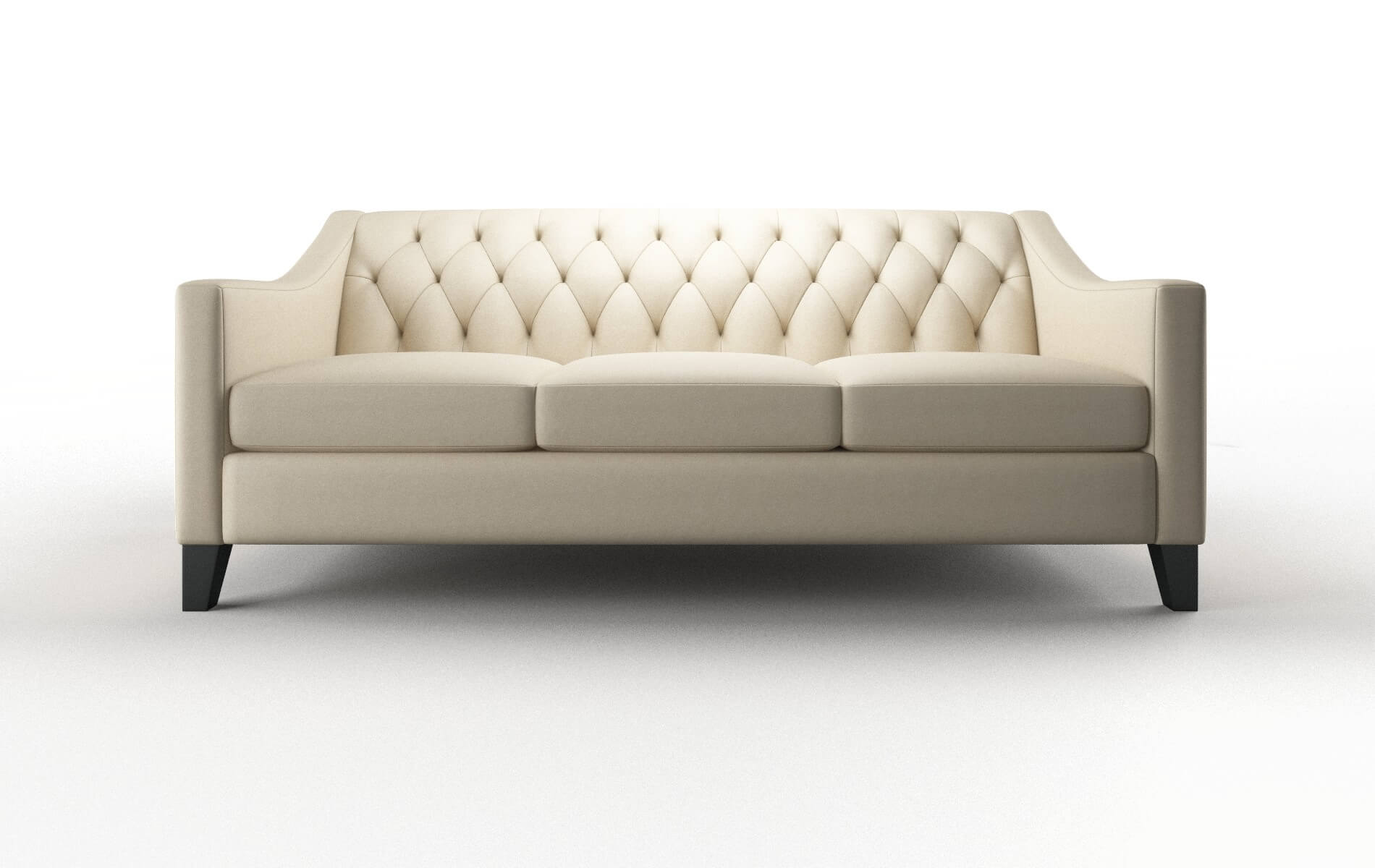 Seville Rocket Sand Sofa espresso legs 1