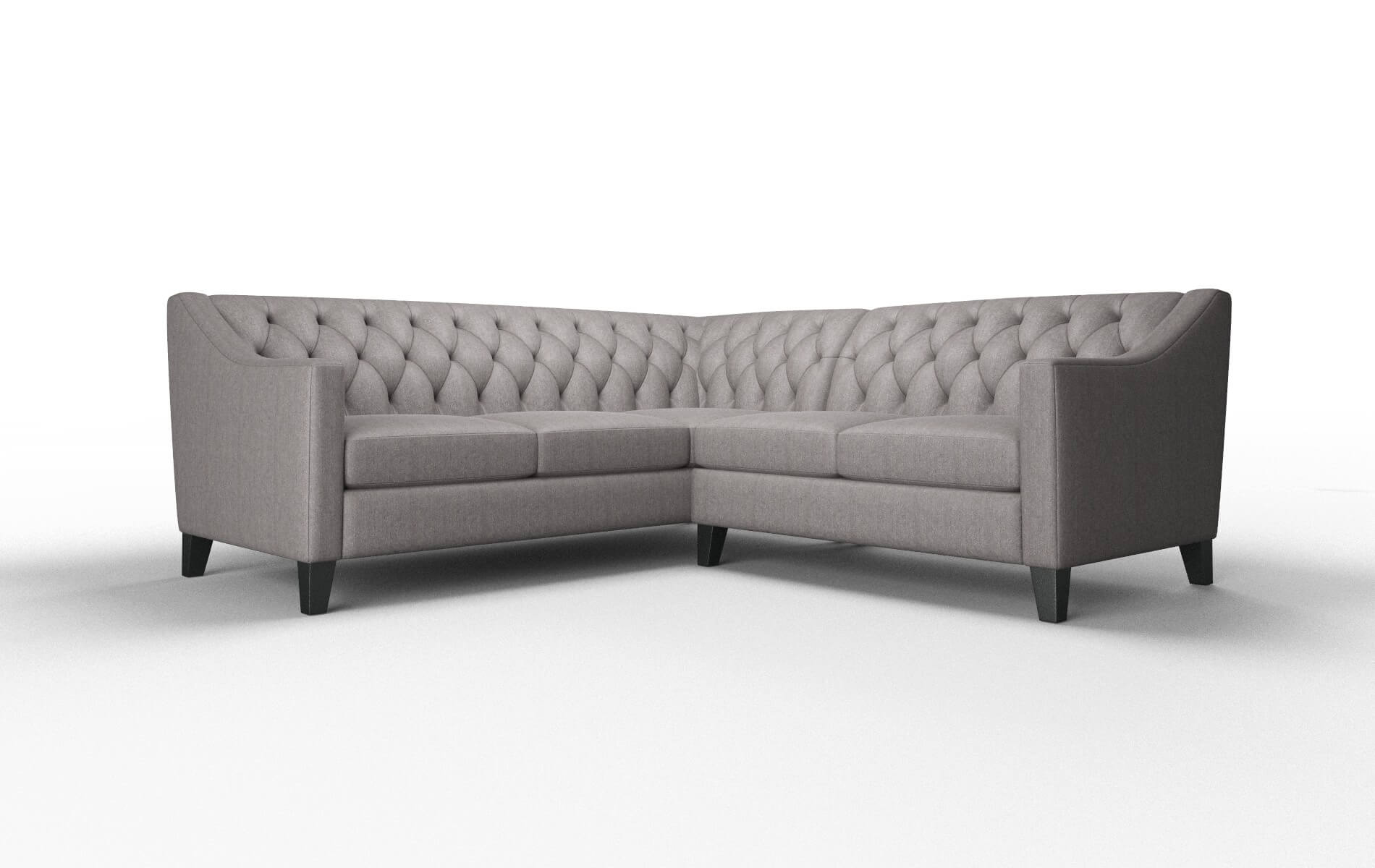 Seville Sasha Granite Sectional espresso legs 1