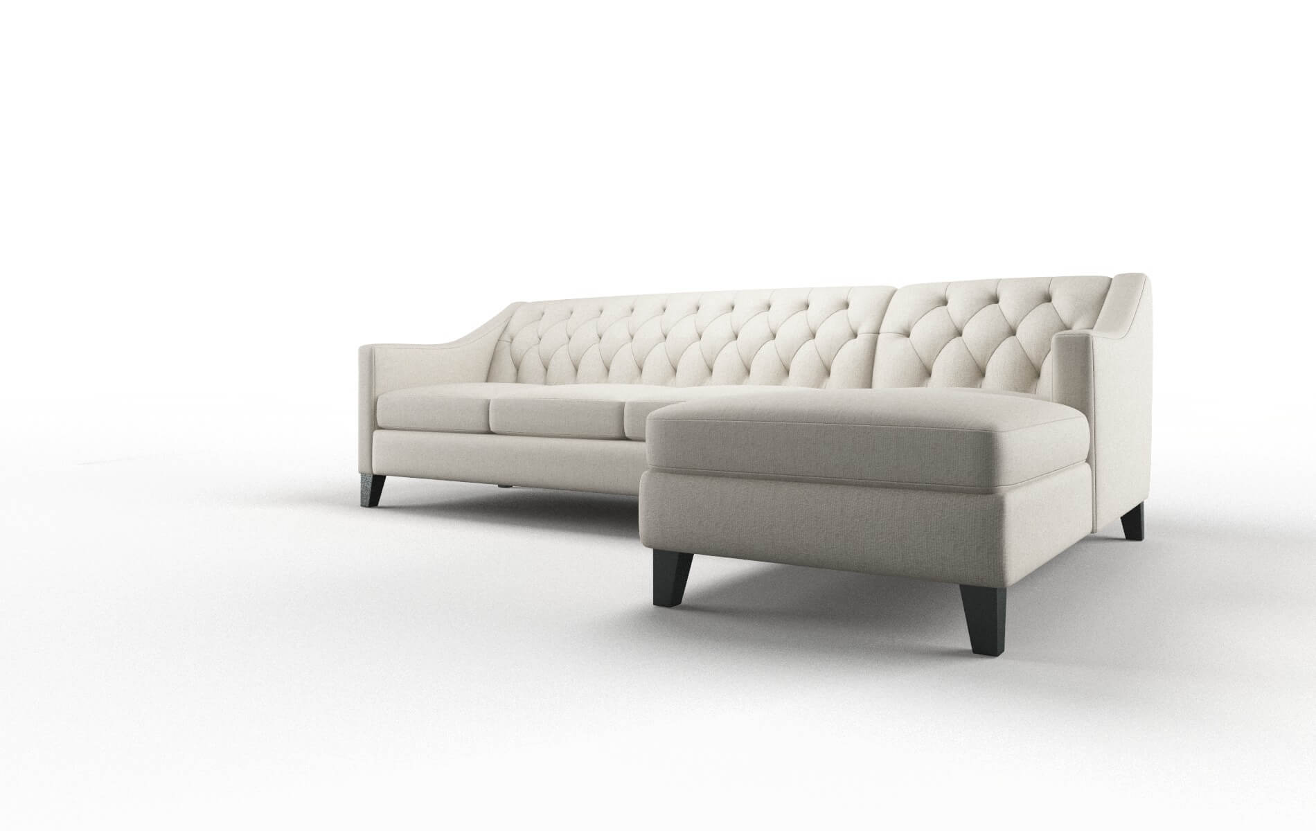 Seville Sasha Linen Panel espresso legs 4