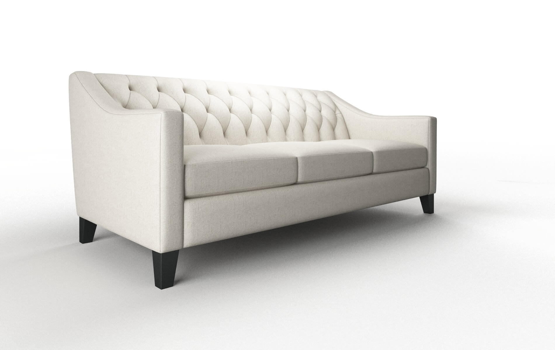 Seville Sasha Linen Sofa espresso legs 2
