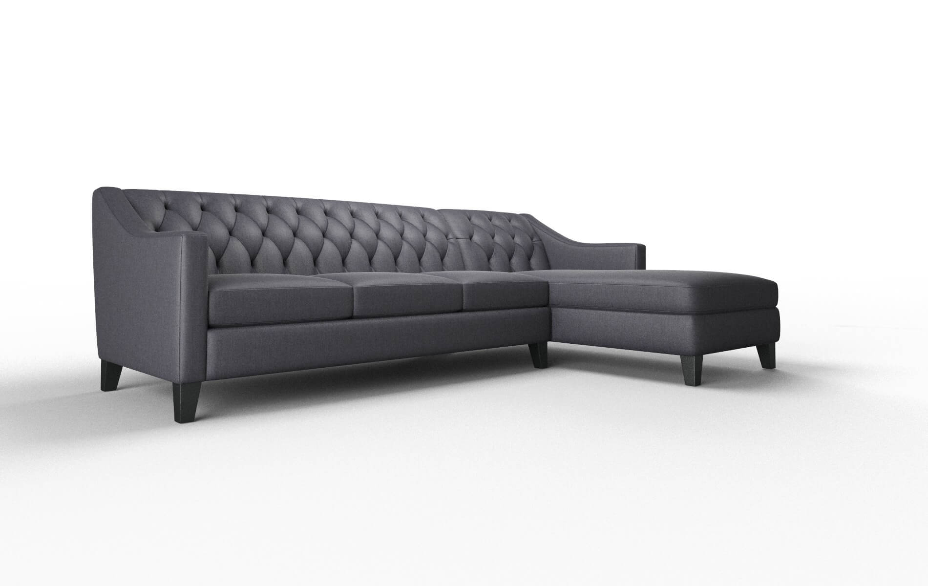 Seville Sasha Navy Panel espresso legs 2