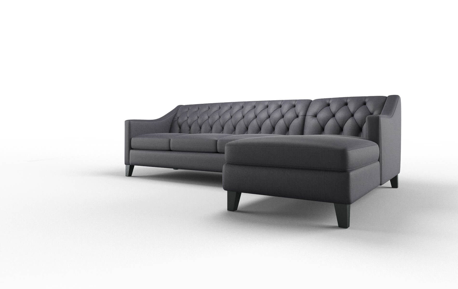 Seville Sasha Navy Panel espresso legs 4