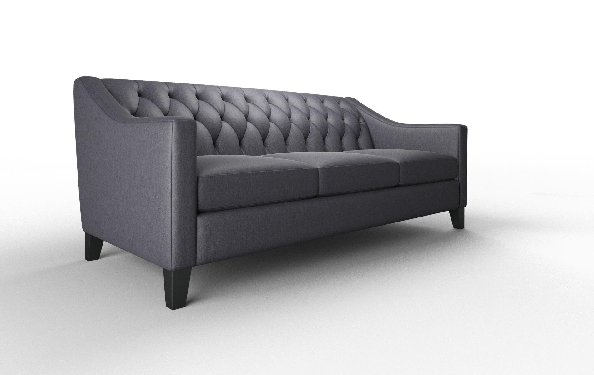 Seville Sasha Navy Sofa espresso legs 2