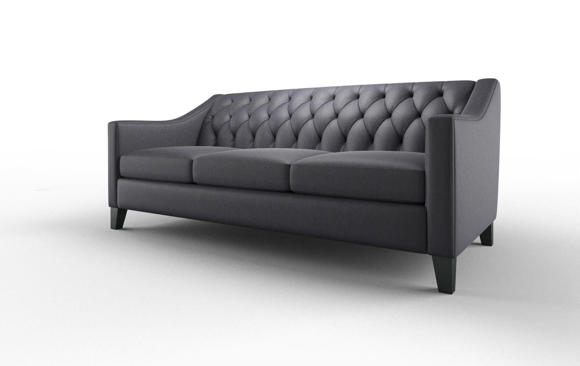 Seville Sasha Navy Sofa espresso legs 4