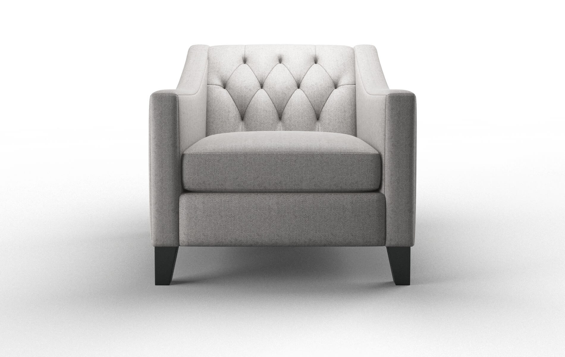 Seville Sasha Silver Chair espresso legs 1