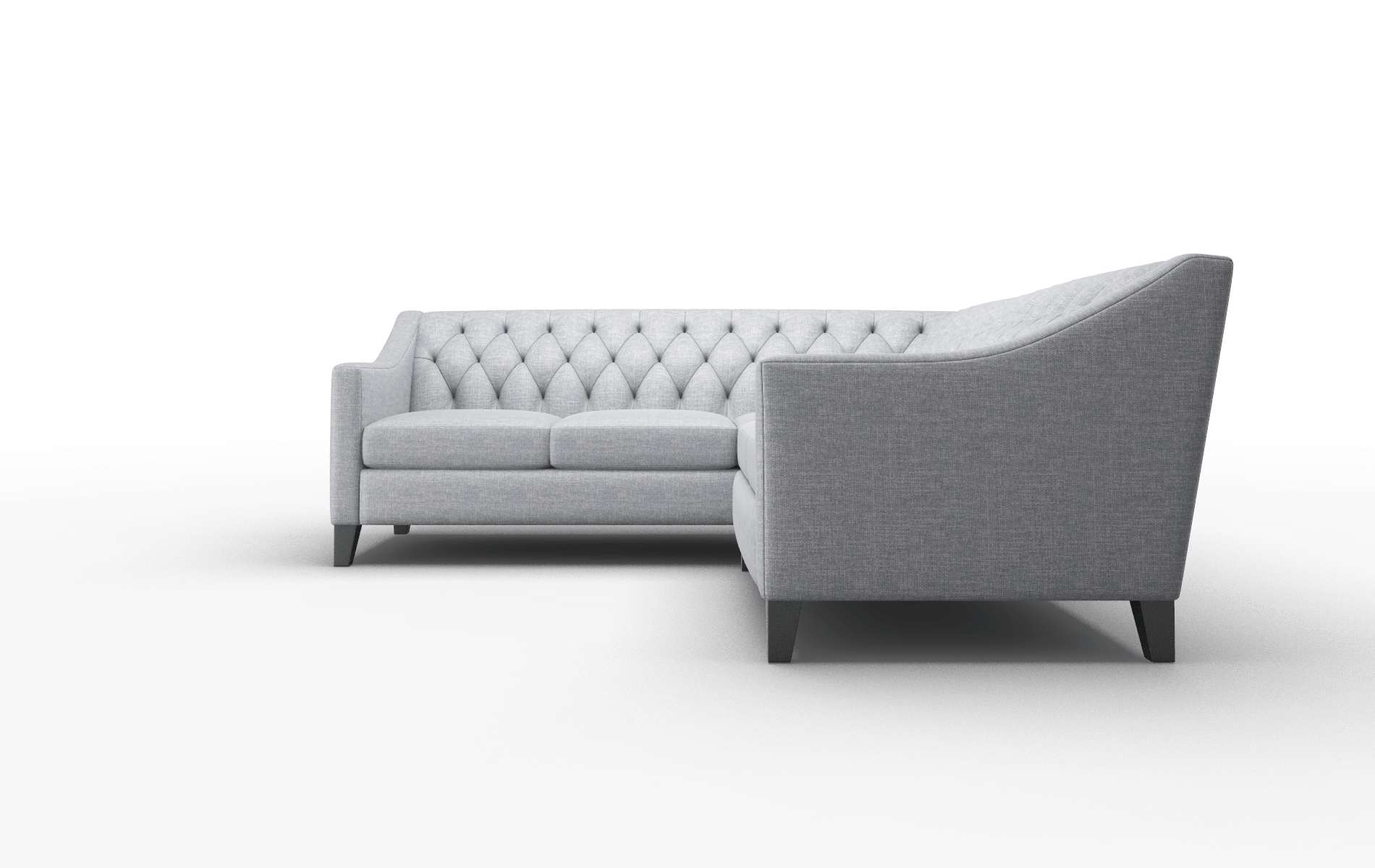 Seville Venus Mist Sectional espresso legs 5
