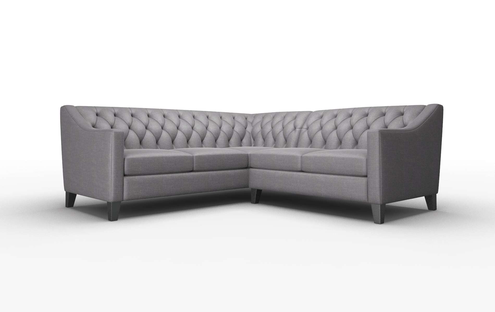 Seville Venus Onyx Sectional espresso legs 1