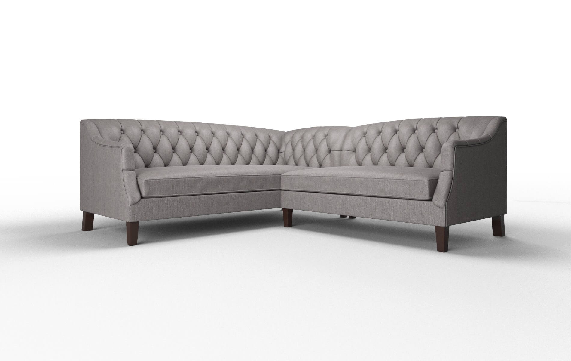 Shiraz Atlas_plz Silver Sectional espresso legs 1