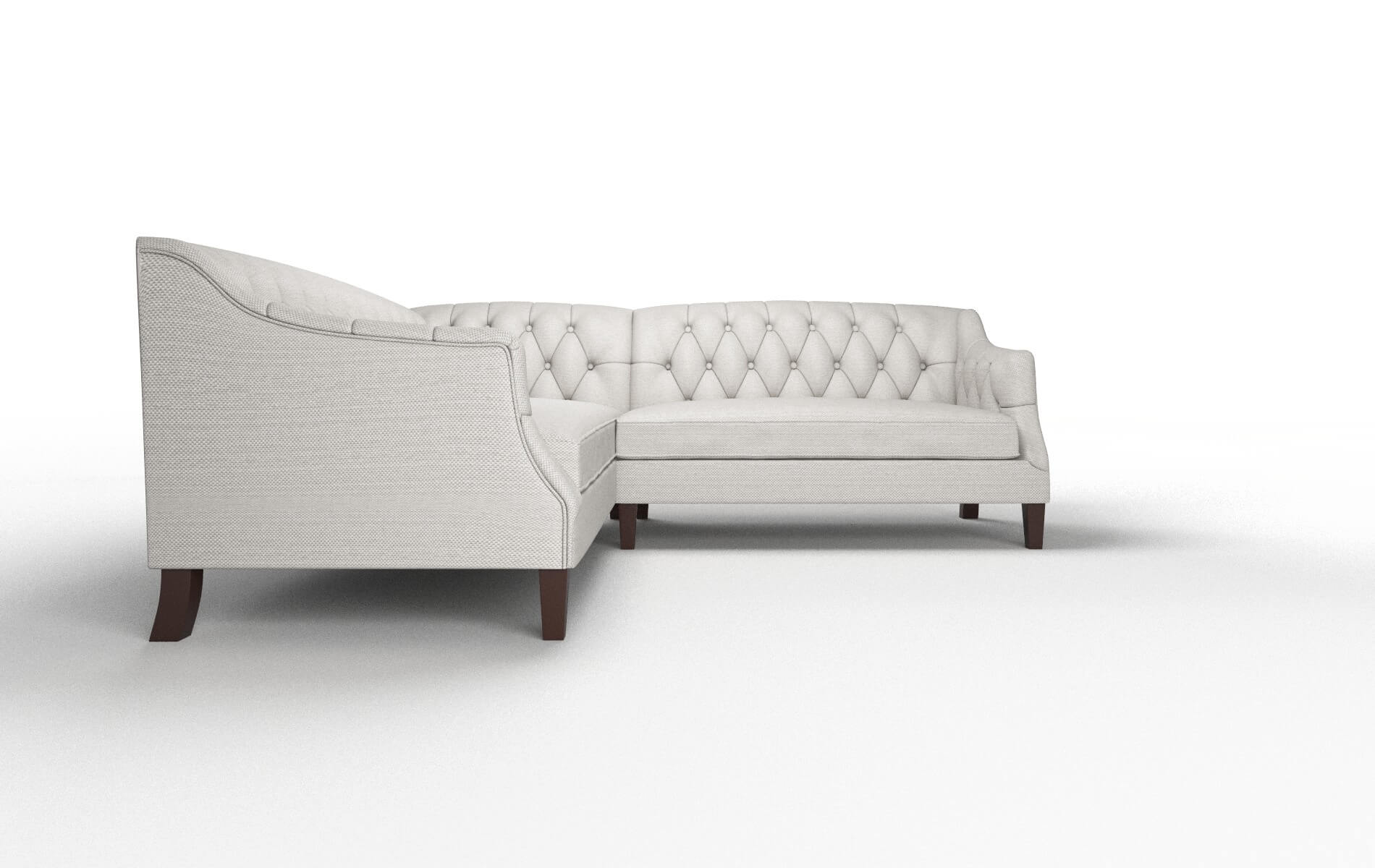 Shiraz Avenger Dolphin Sectional espresso legs 2