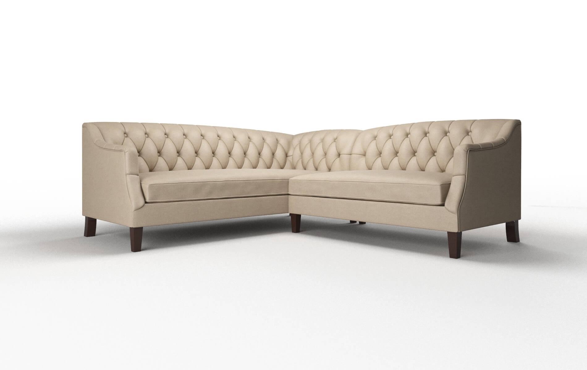 Shiraz Avenger Driftwood Sectional espresso legs 1