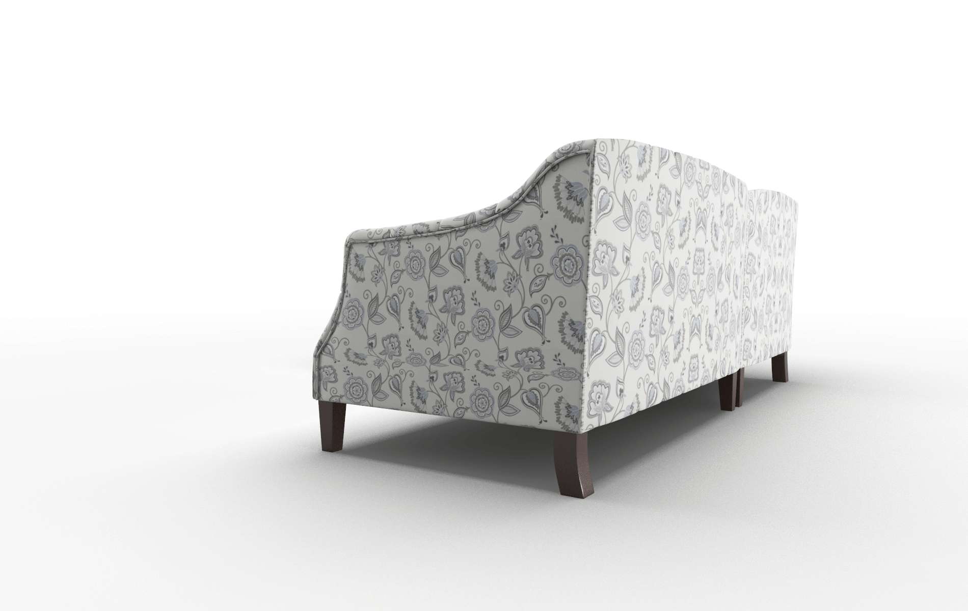 Shiraz Avignon Sky Sectional espresso legs 4