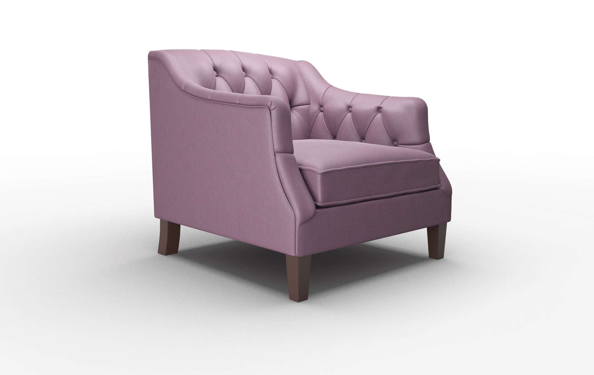 Shiraz Bella Aubergine Chair espresso legs 2