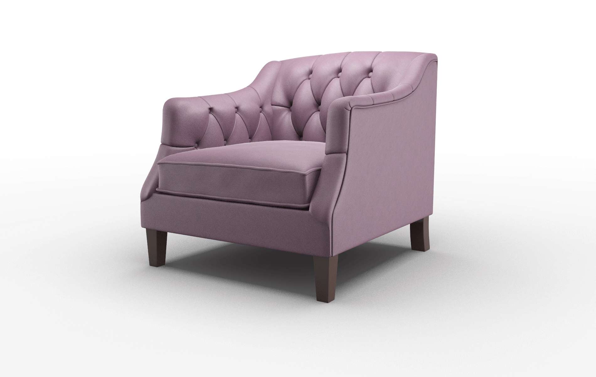 Shiraz Bella Aubergine Chair espresso legs 4