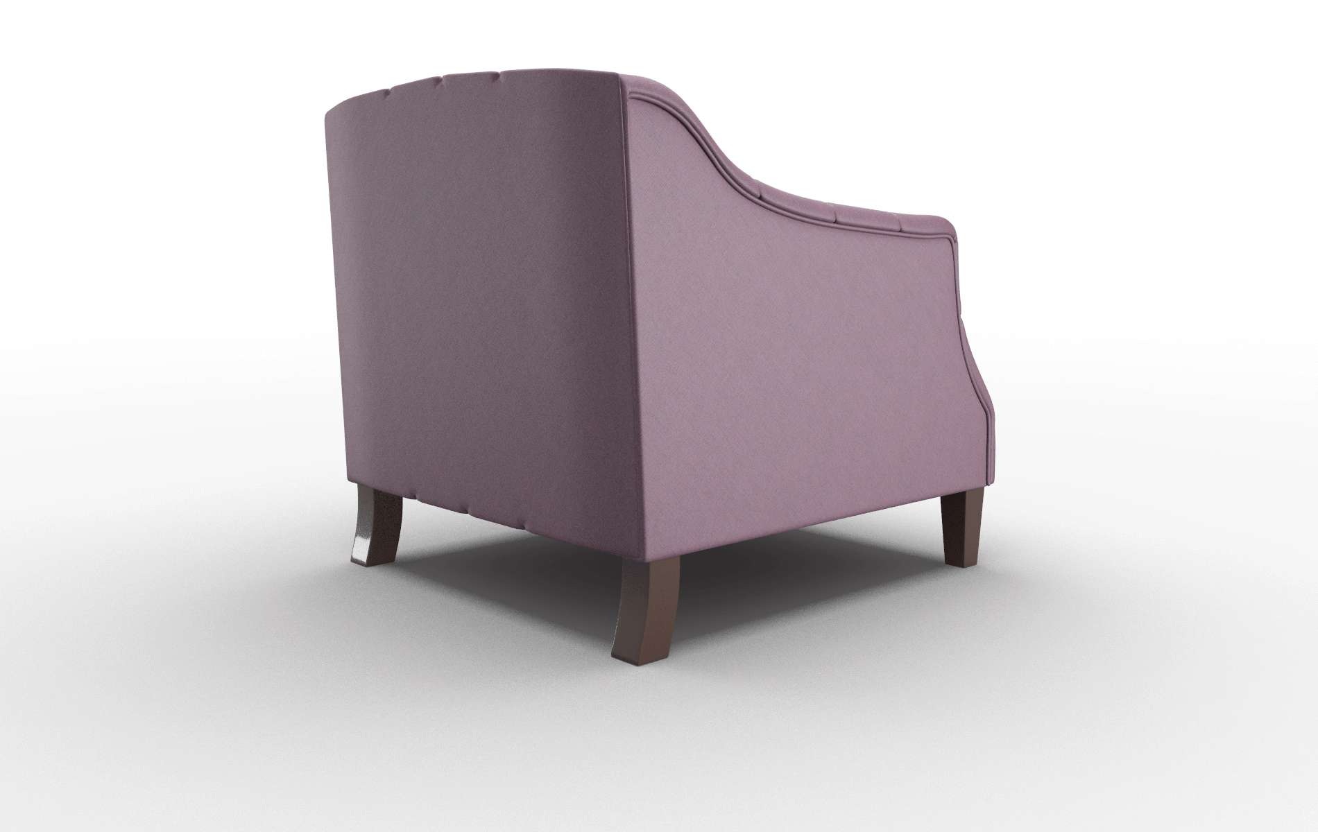 Shiraz Bella Aubergine Chair espresso legs 5