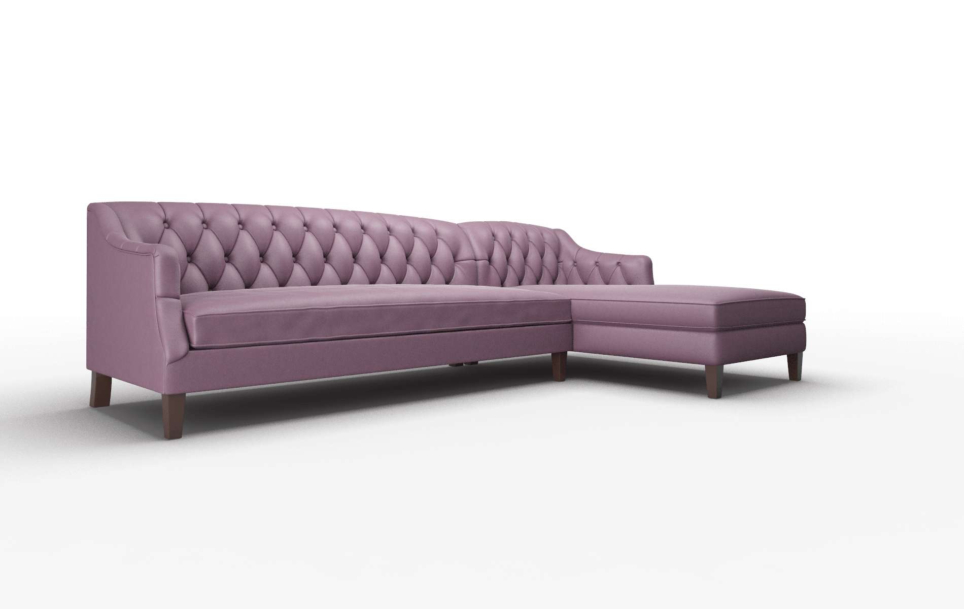 Shiraz Bella Aubergine Panel espresso legs 2