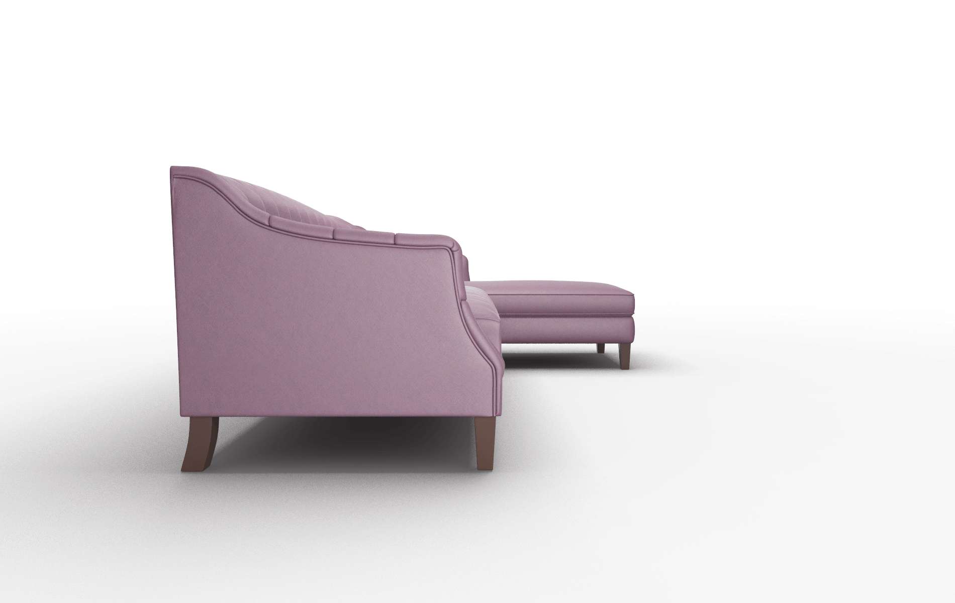 Shiraz Bella Aubergine Panel espresso legs 3