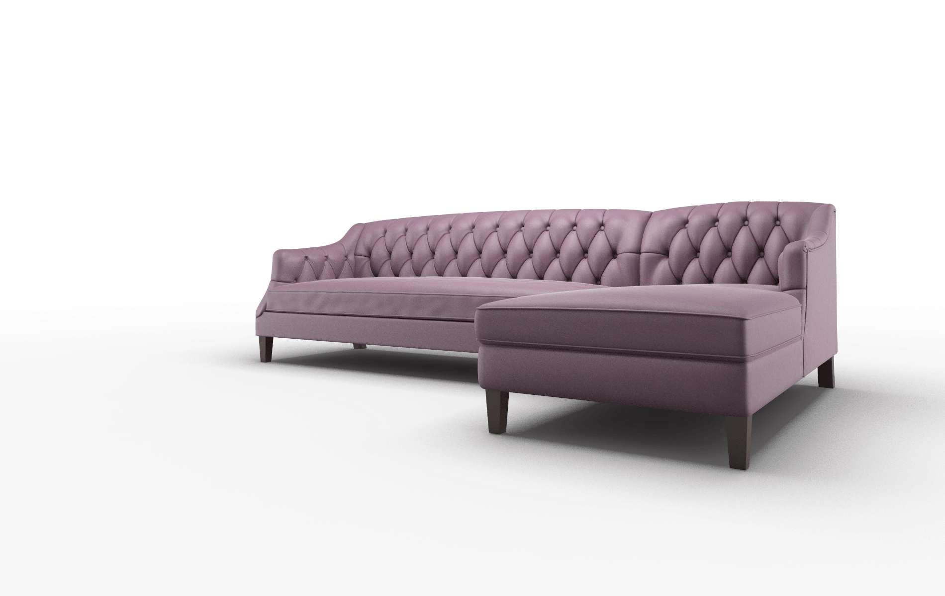 Shiraz Bella Aubergine Panel espresso legs 4