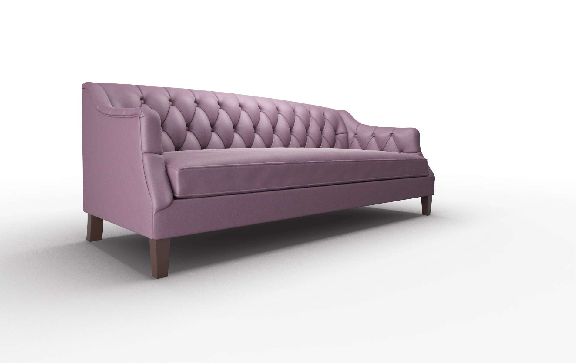 Shiraz Bella Aubergine Sofa espresso legs 2