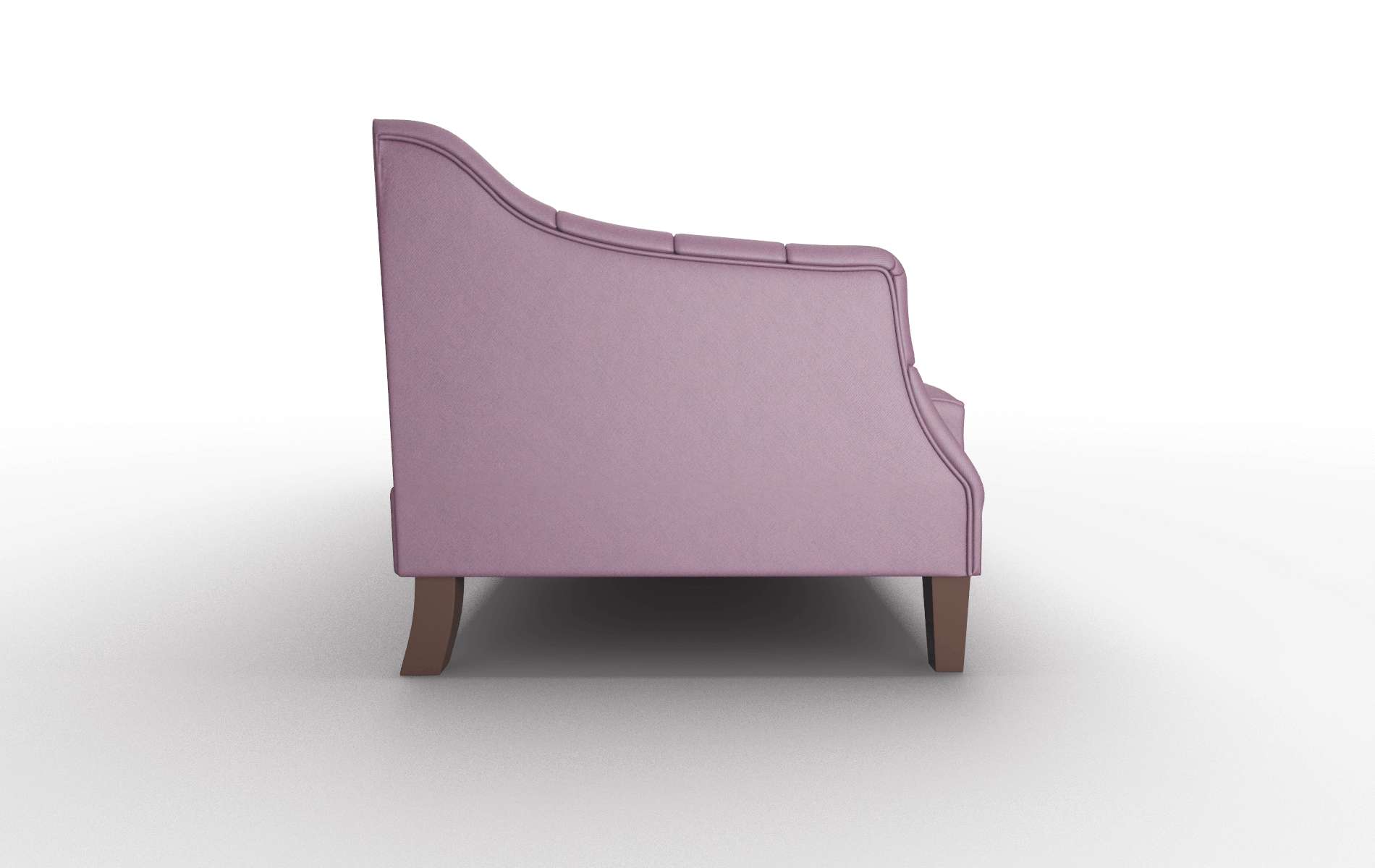 Shiraz Bella Aubergine Sofa espresso legs 3