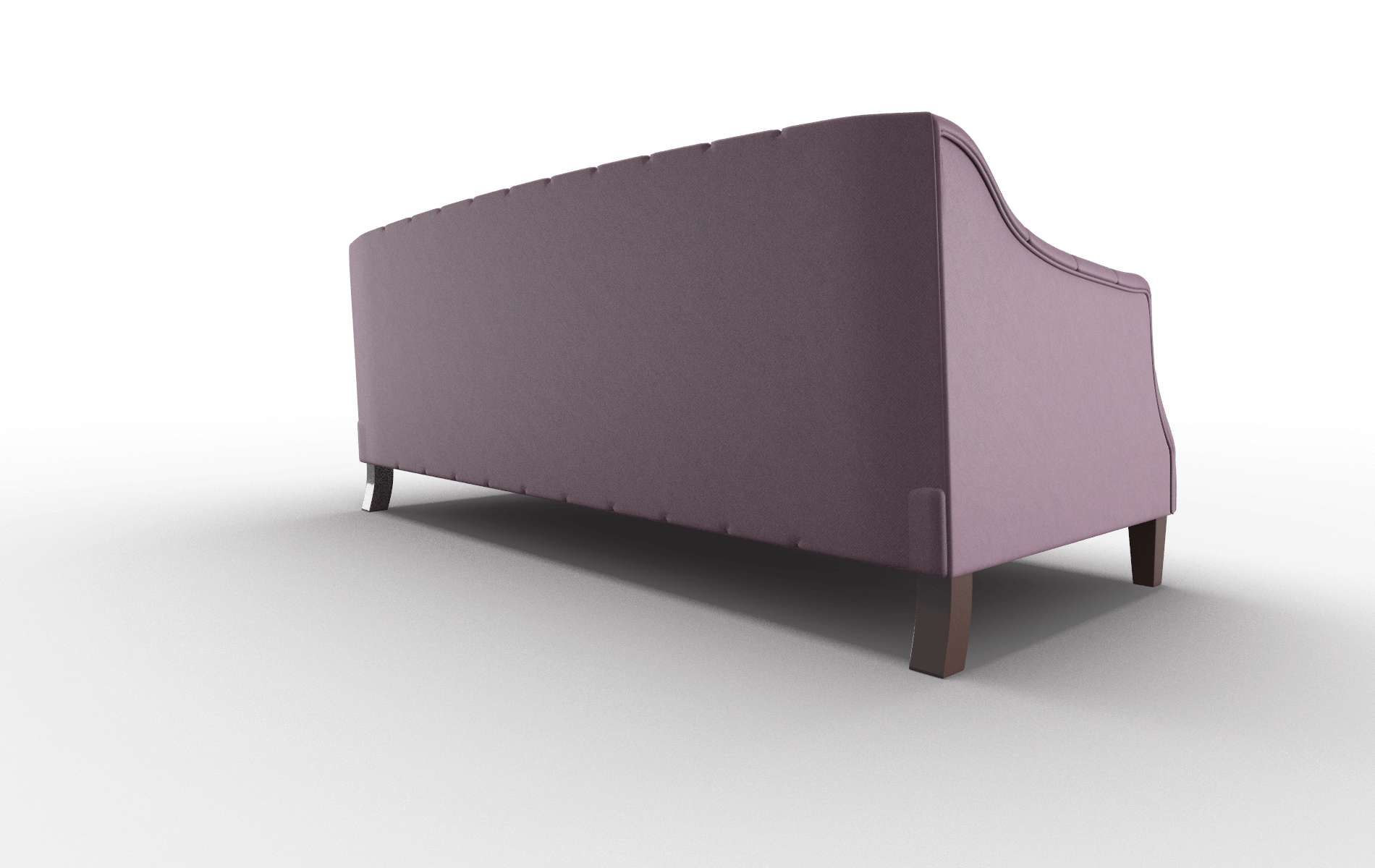 Shiraz Bella Aubergine Sofa espresso legs 5