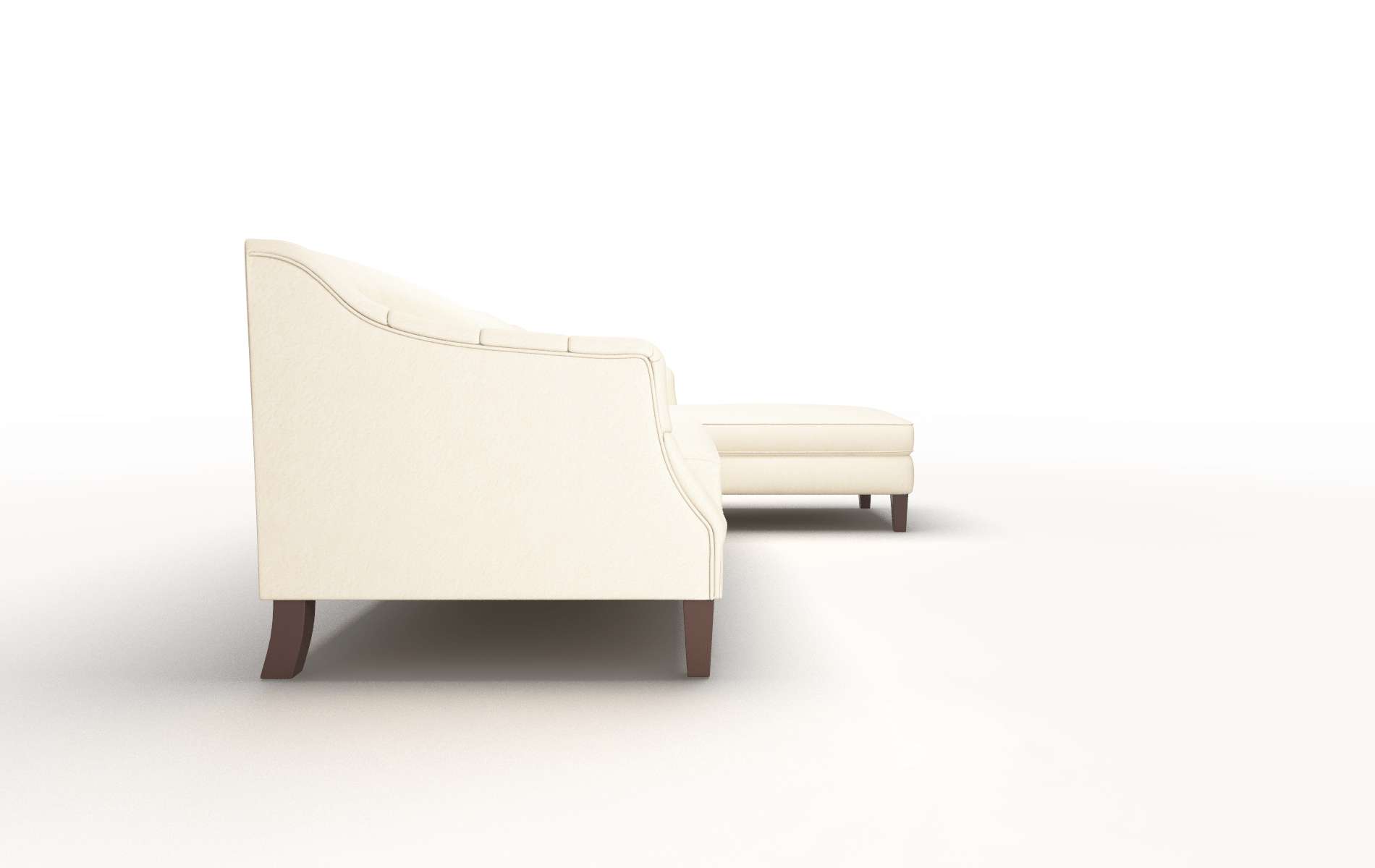 Shiraz Bella Buckwheat Panel espresso legs 3