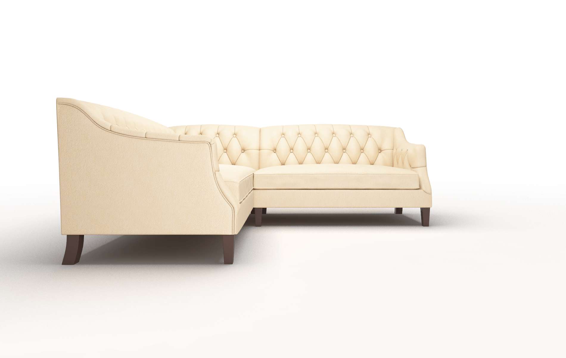 Shiraz Bella Coffee Sectional espresso legs 2