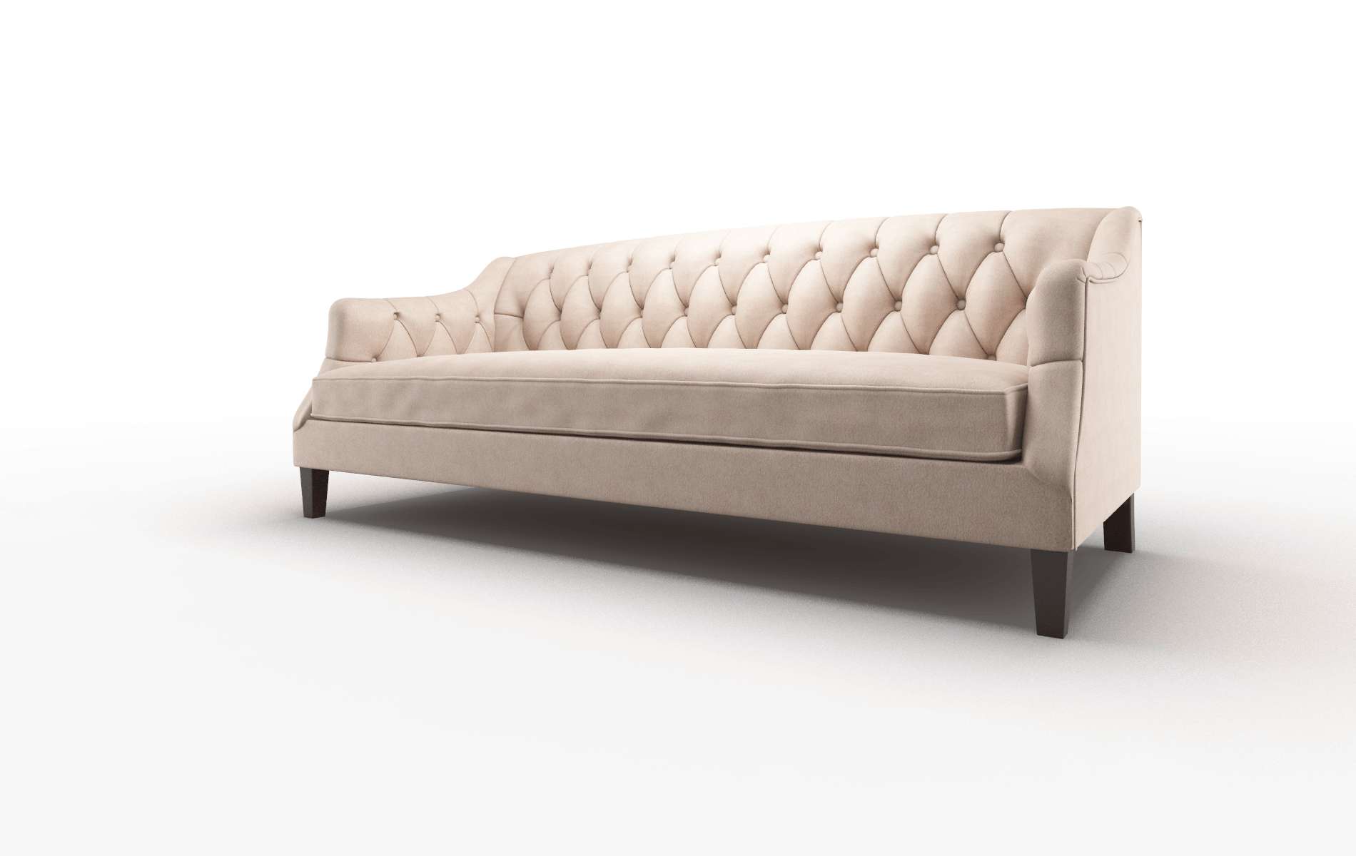 Shiraz Bella Pewter Sofa espresso legs 4