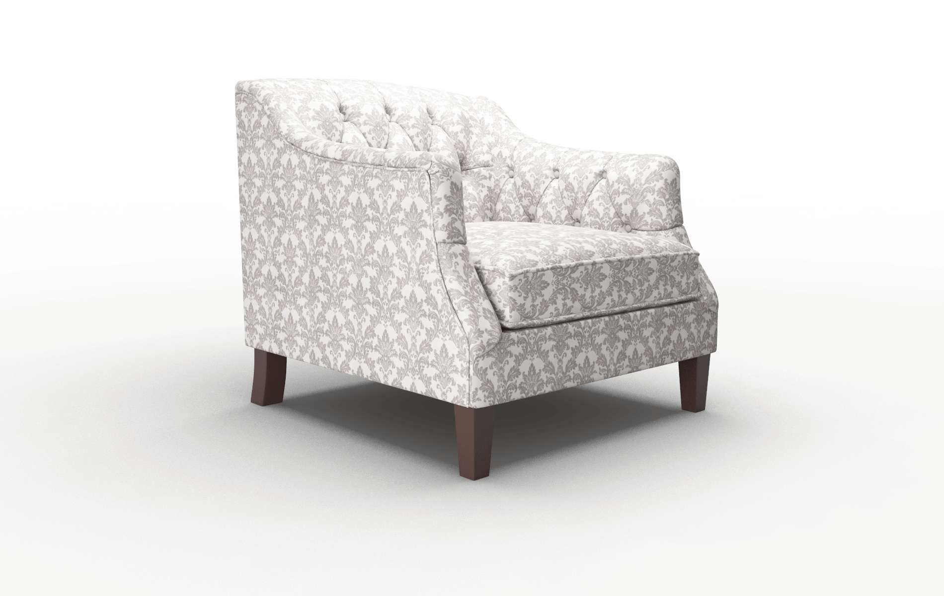 Shiraz Bergamo Dove Chair espresso legs 2
