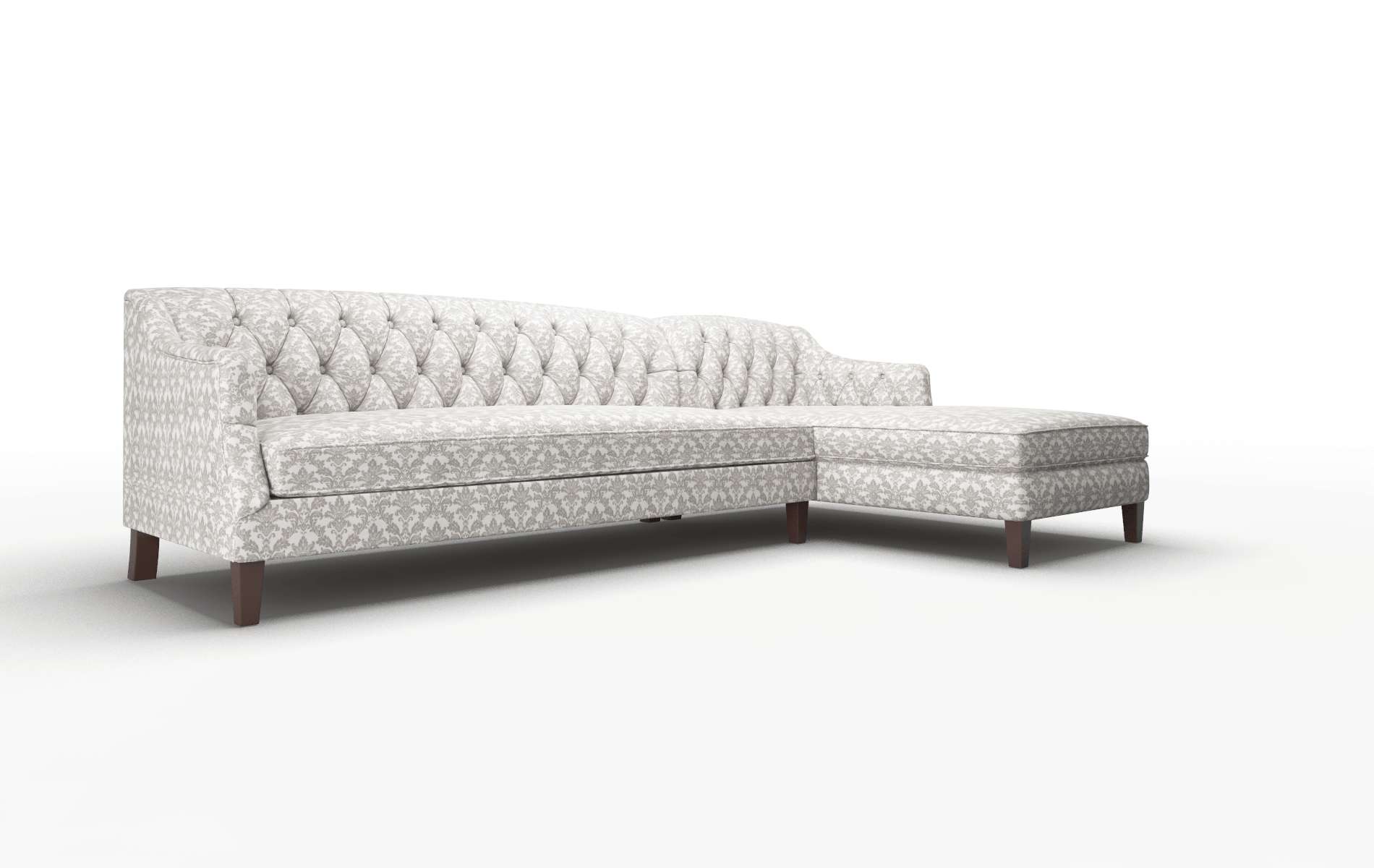 Shiraz Bergamo Dove Panel espresso legs 2