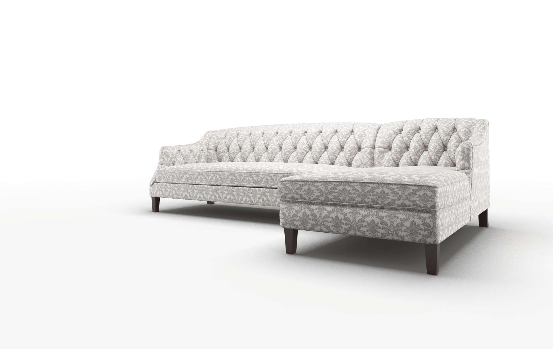 Shiraz Bergamo Dove Panel espresso legs 4