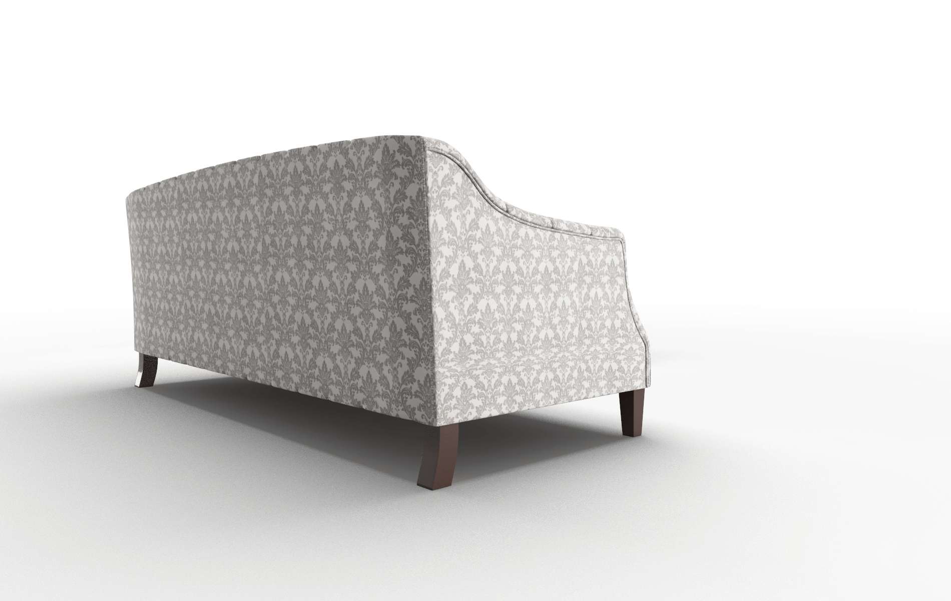 Shiraz Bergamo Dove Sectional espresso legs 3