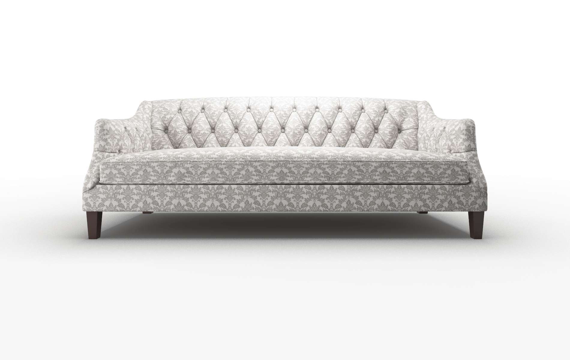 Shiraz Bergamo Dove Sofa espresso legs 1