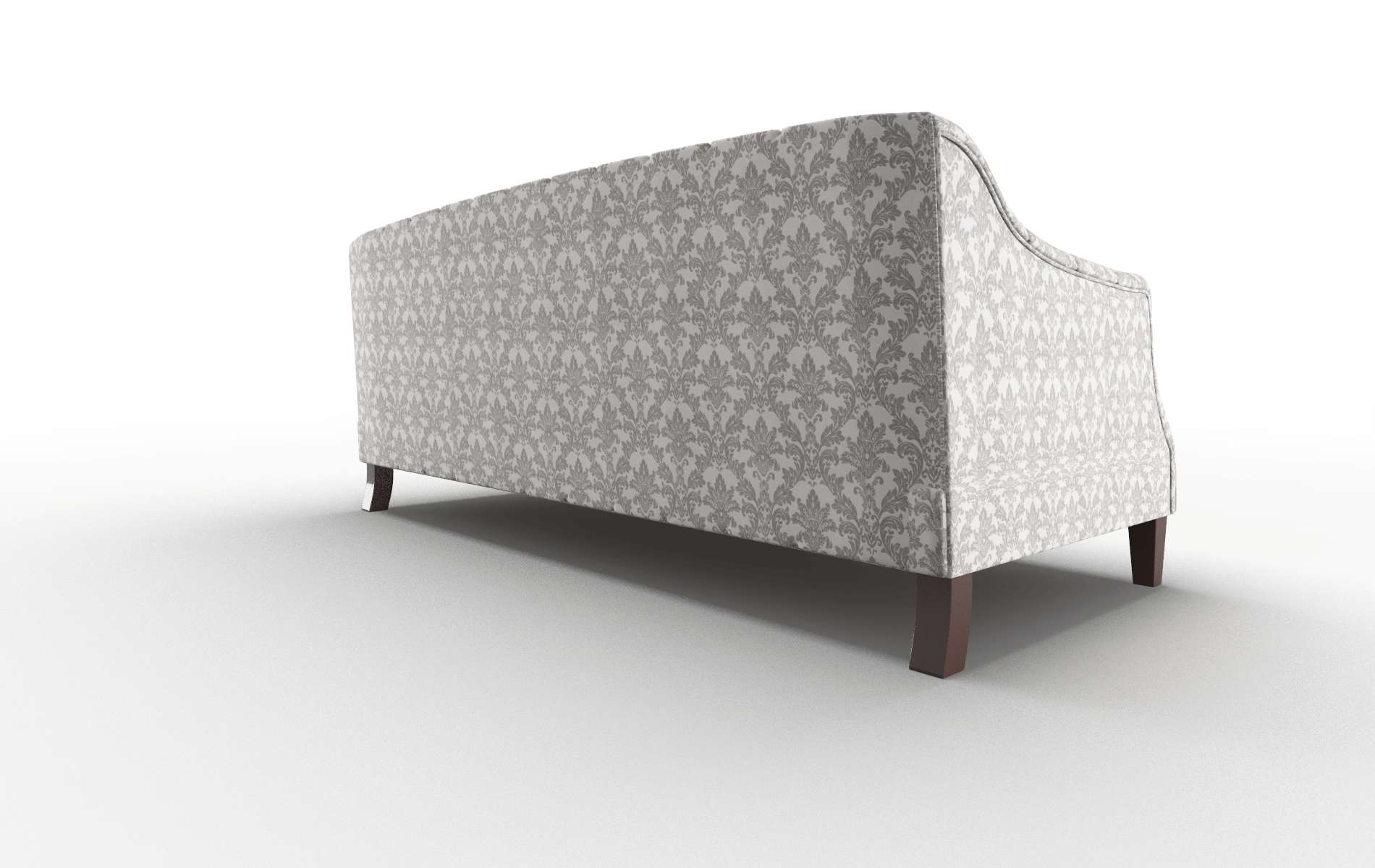 Shiraz Bergamo Dove Sofa espresso legs 5