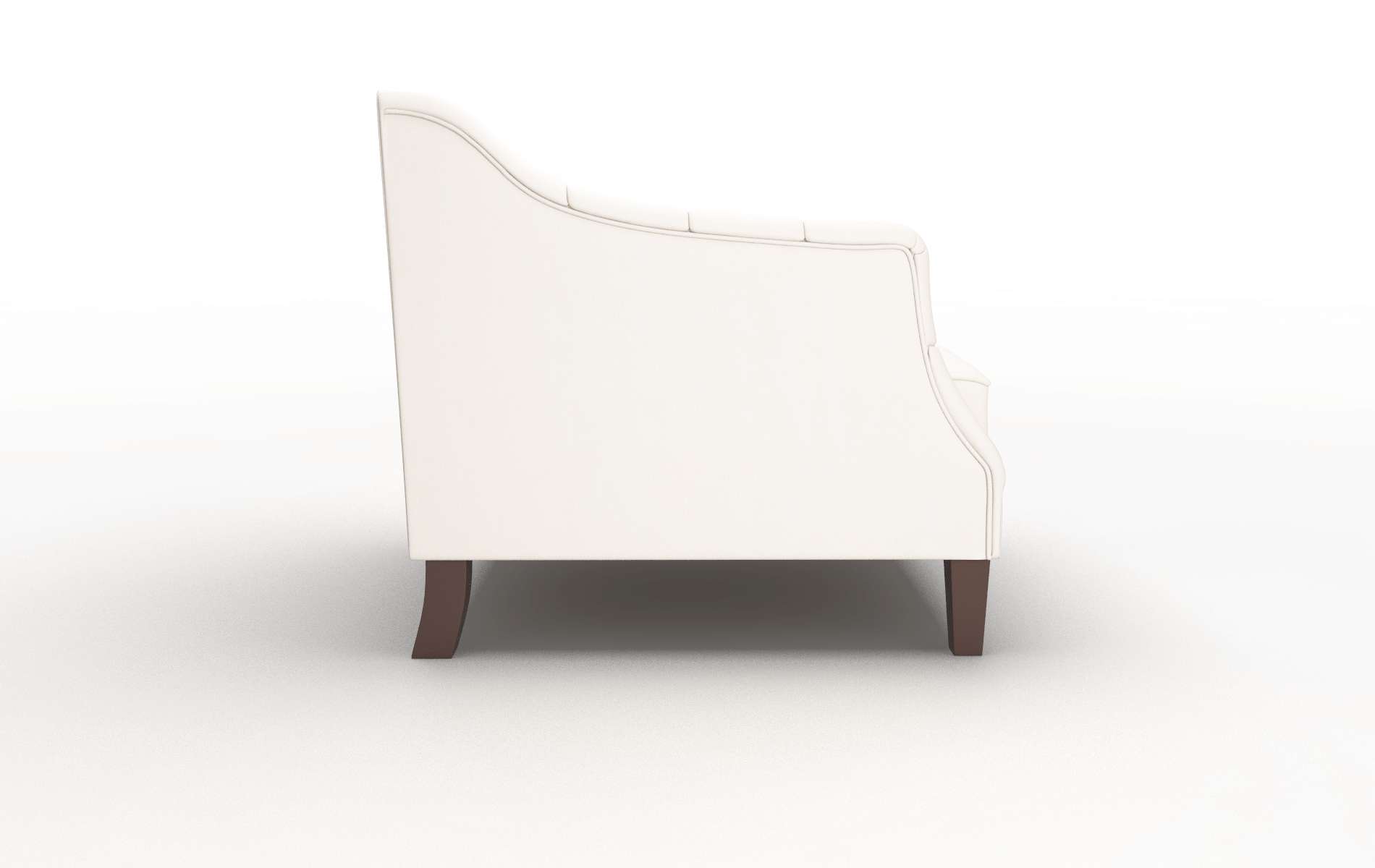 Shiraz Blanche Milky Chair espresso legs 3