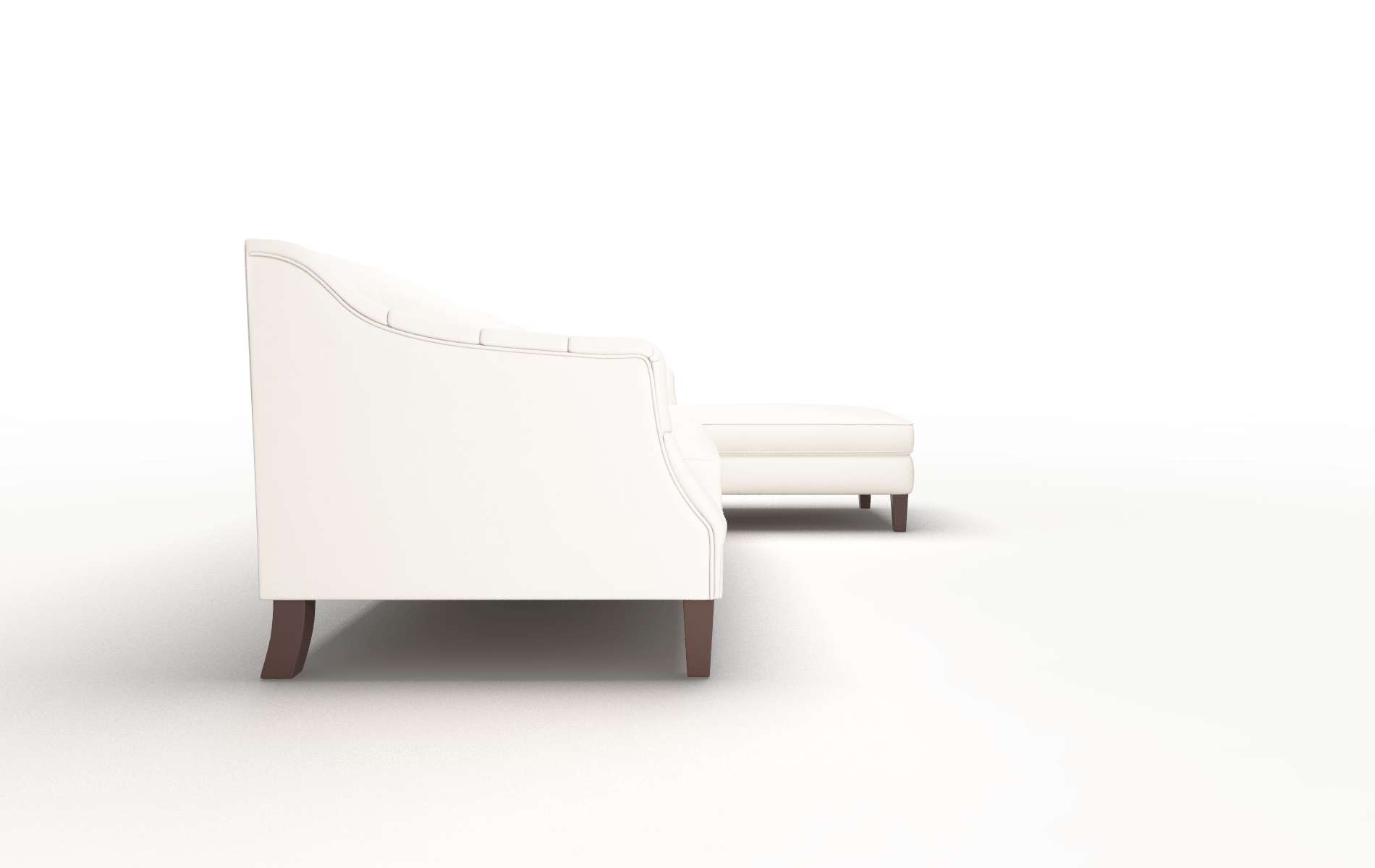 Shiraz Blanche Milky Panel espresso legs 3