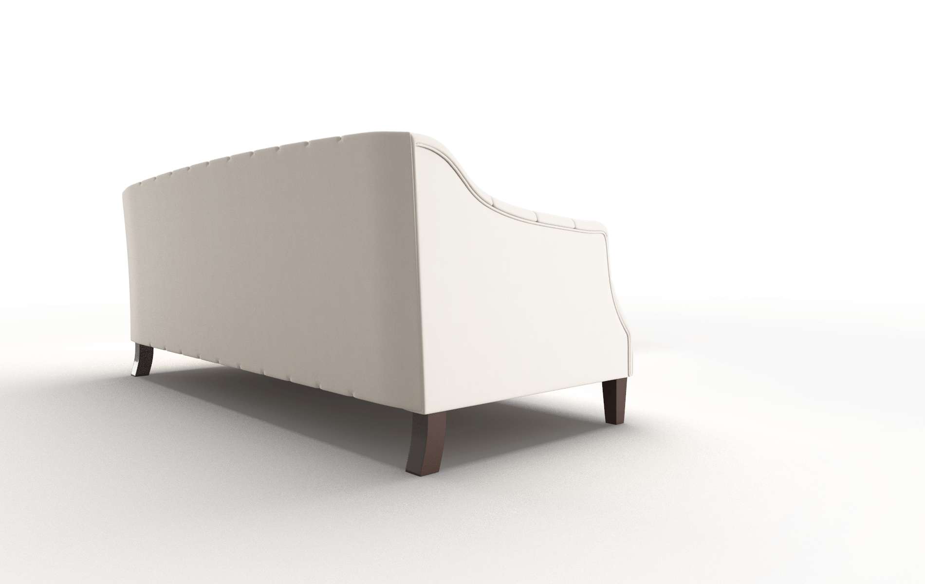 Shiraz Blanche Milky Sectional espresso legs 3