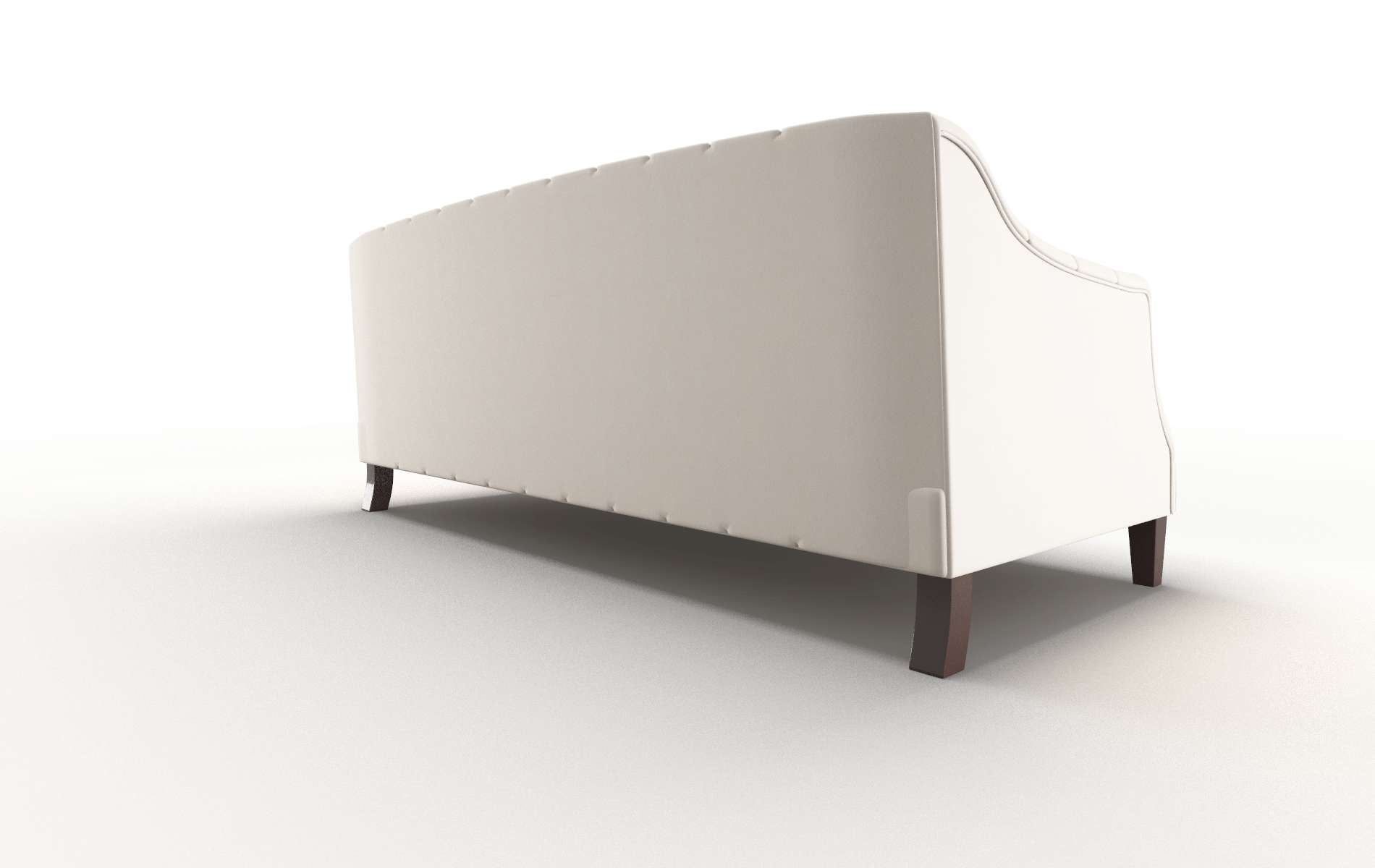 Shiraz Blanche Milky Sofa espresso legs 5