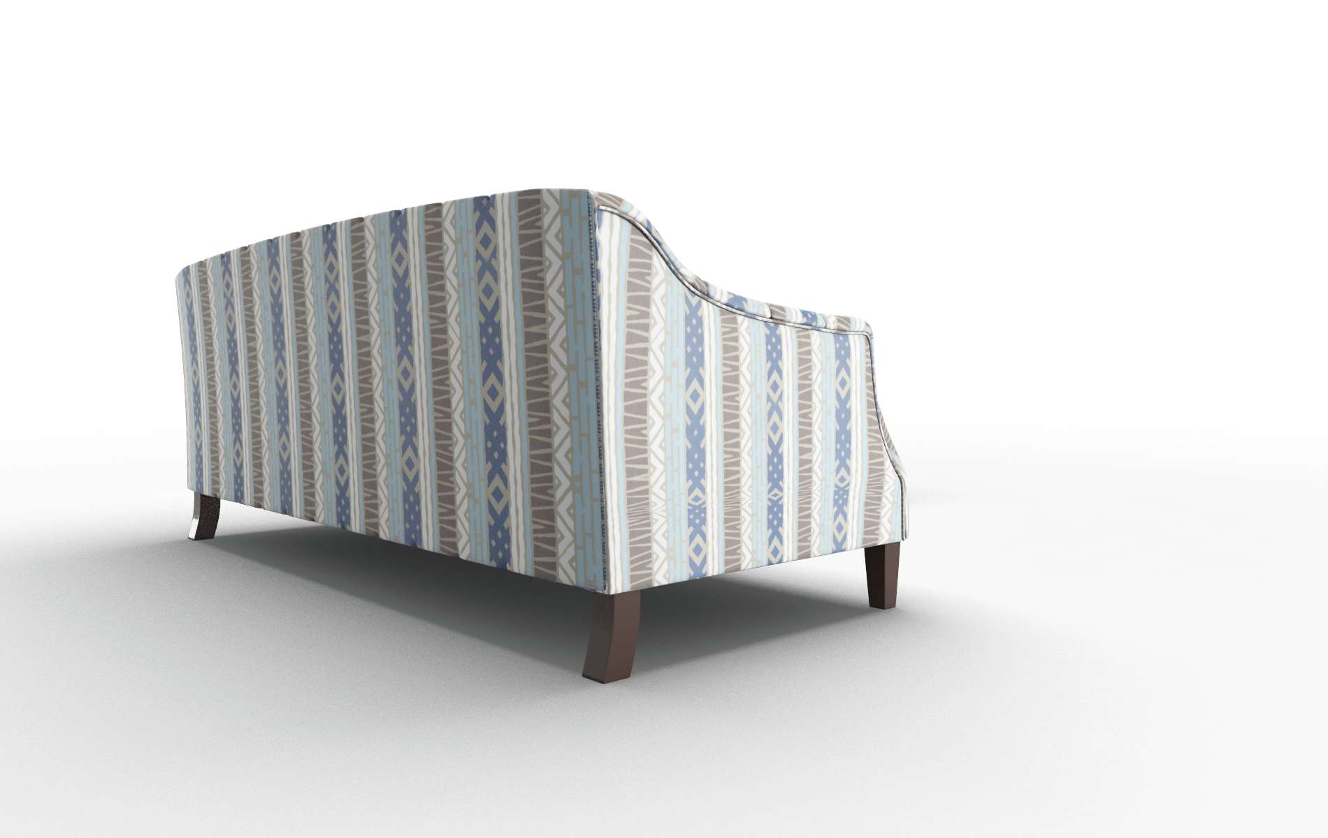 Shiraz Bodhi Indigo Sectional espresso legs 3