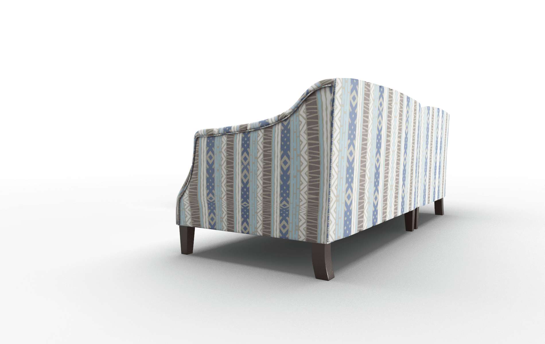 Shiraz Bodhi Indigo Sectional espresso legs 4