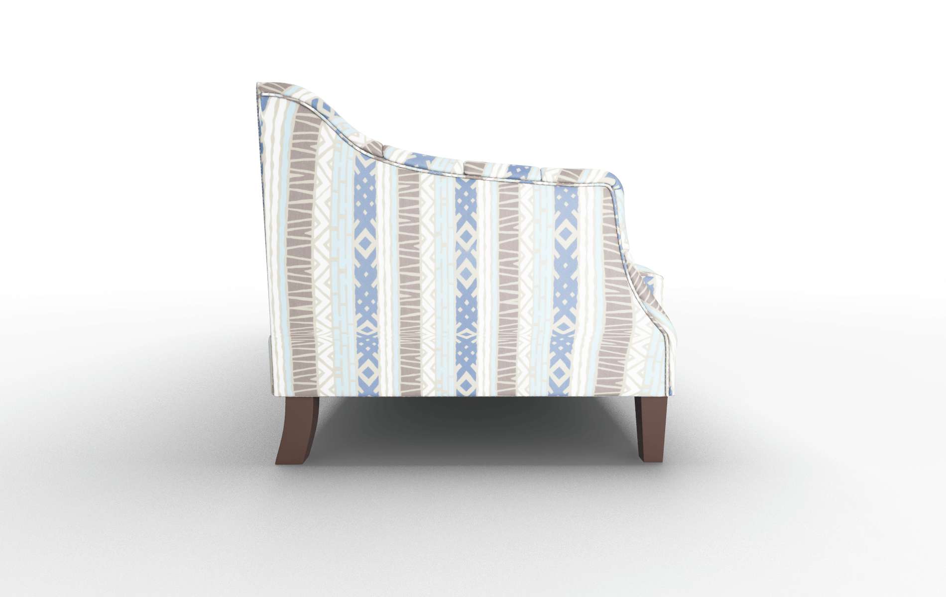 Shiraz Bodhi Indigo Sofa espresso legs 3