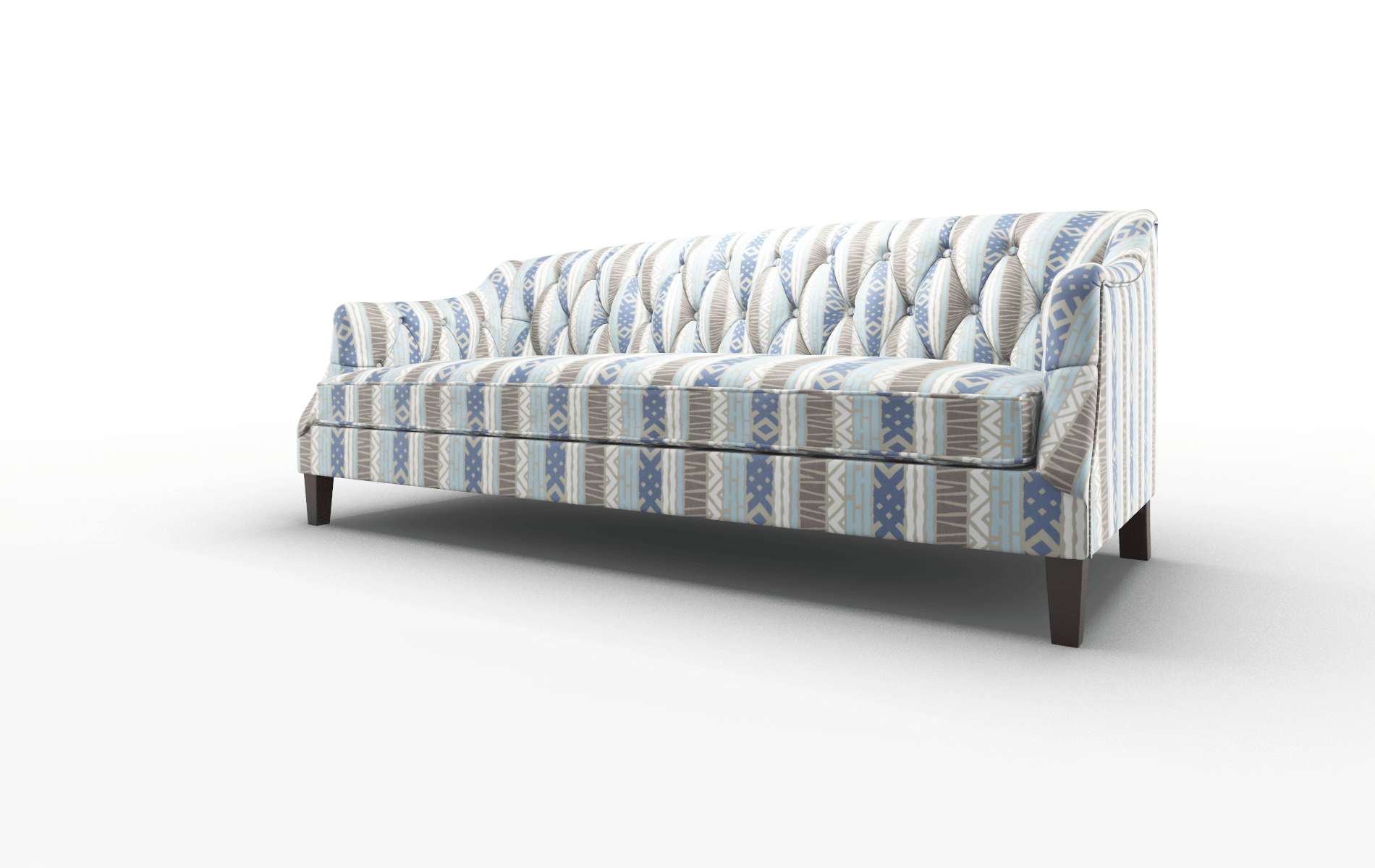 Shiraz Bodhi Indigo Sofa espresso legs 4