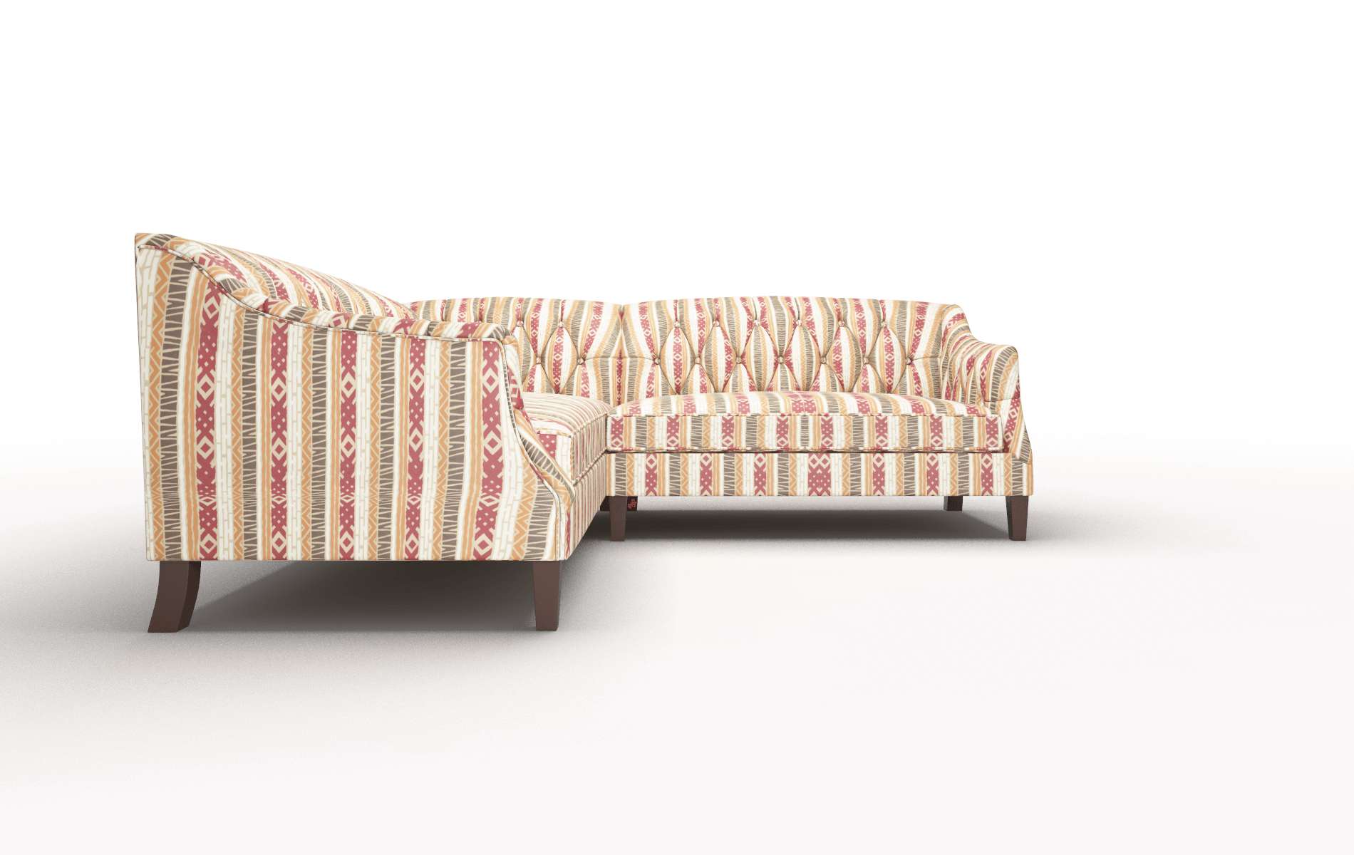 Shiraz Bodhi Tango Sectional espresso legs 2