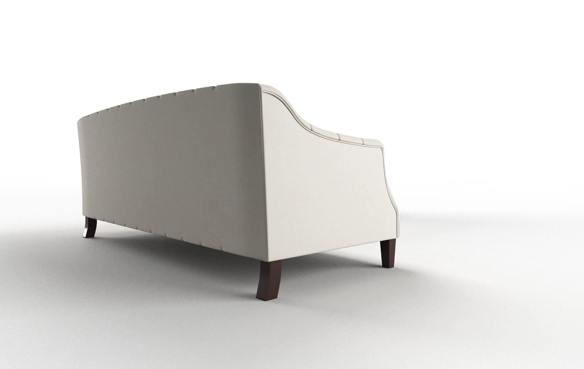 Shiraz Bungalow Ivory Sectional espresso legs 3